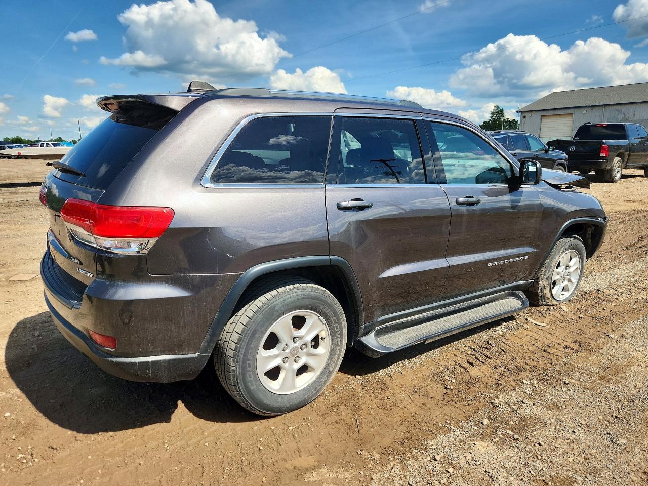 2014 Jeep Grand Cherokee Laredo Gray vin: 1C4RJFAG7EC134836