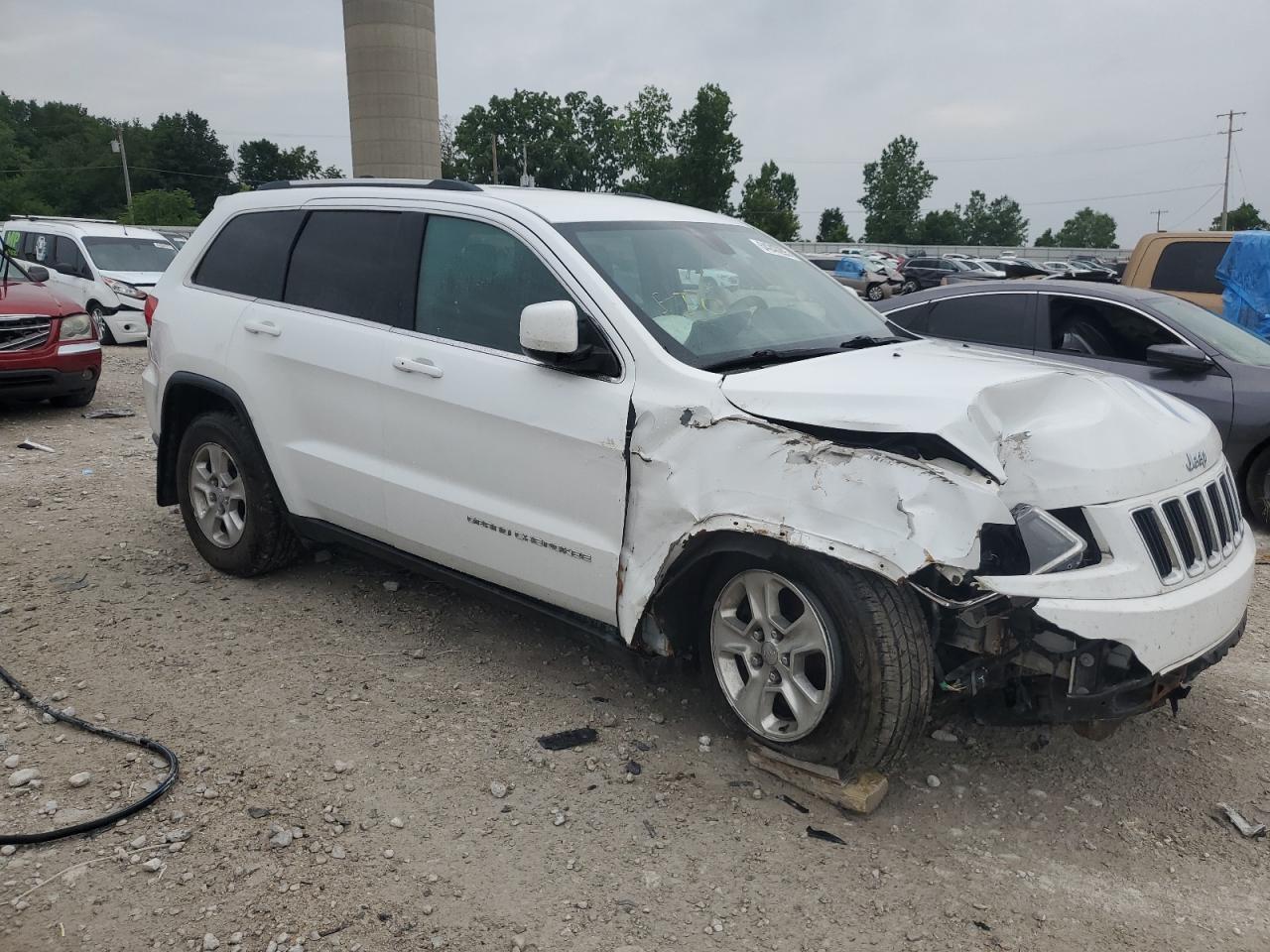 2014 Jeep Grand Cherokee Laredo White vin: 1C4RJFAG7EC145853
