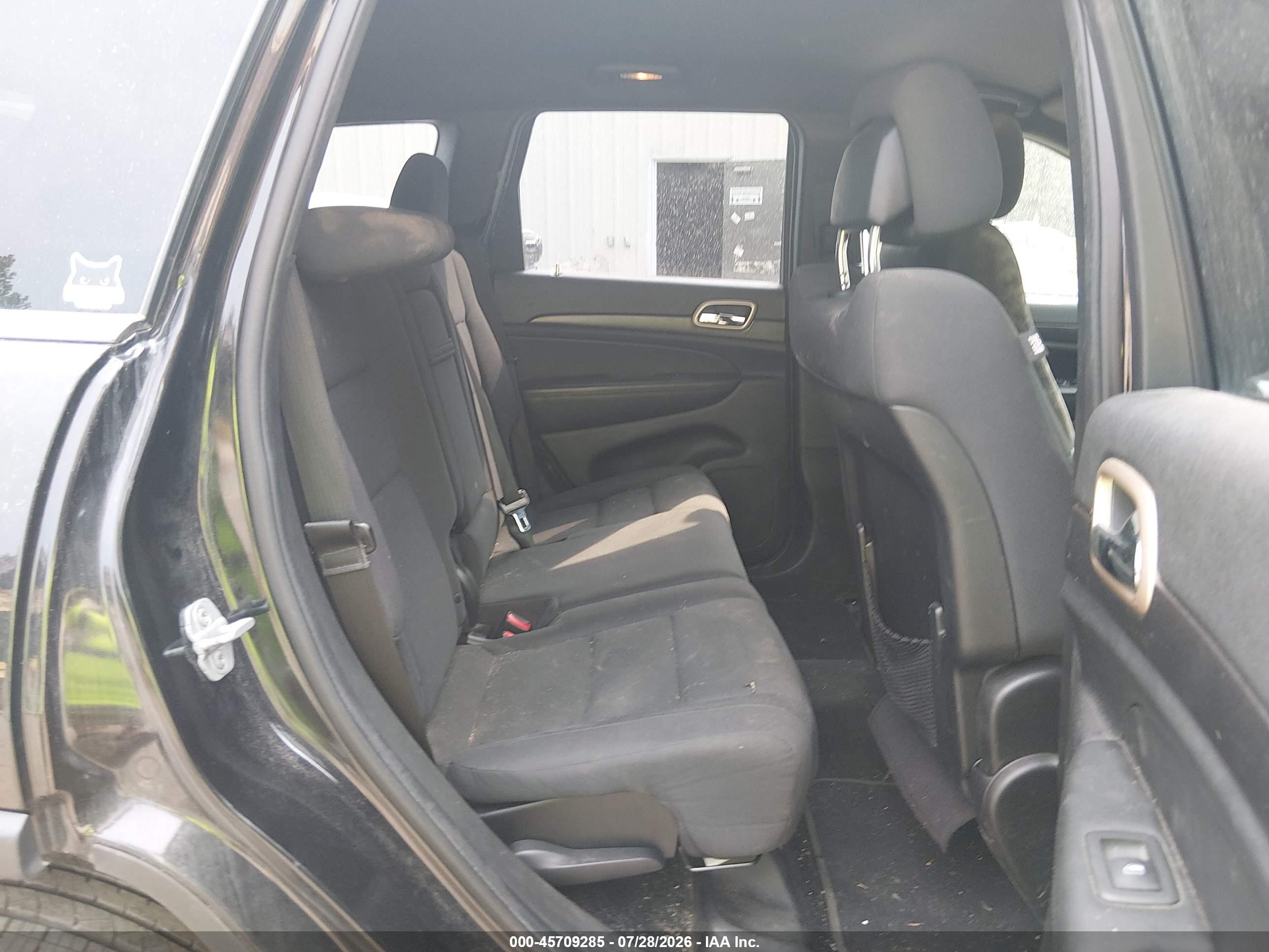 2014 Jeep Grand Cherokee Laredo Black vin: 1C4RJFAG7EC183549