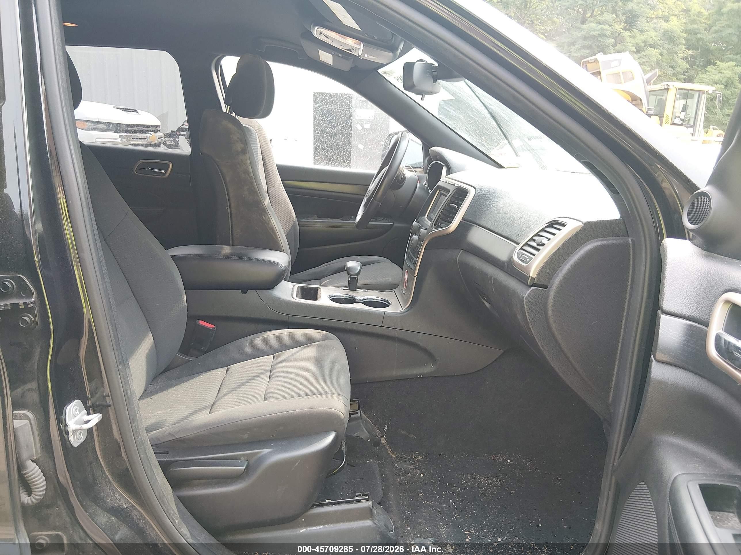 2014 Jeep Grand Cherokee Laredo Black vin: 1C4RJFAG7EC183549