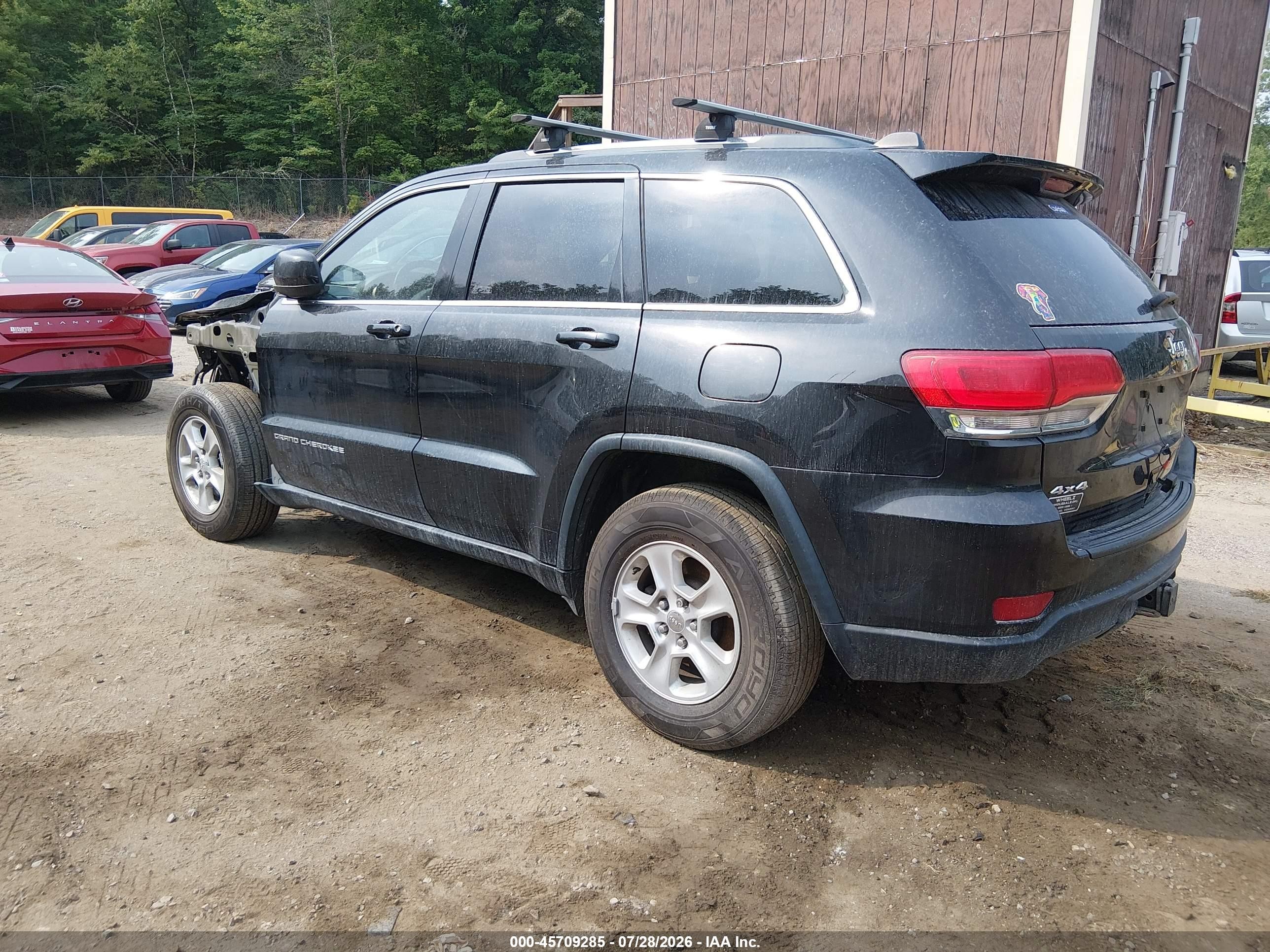 2014 Jeep Grand Cherokee Laredo Black vin: 1C4RJFAG7EC183549