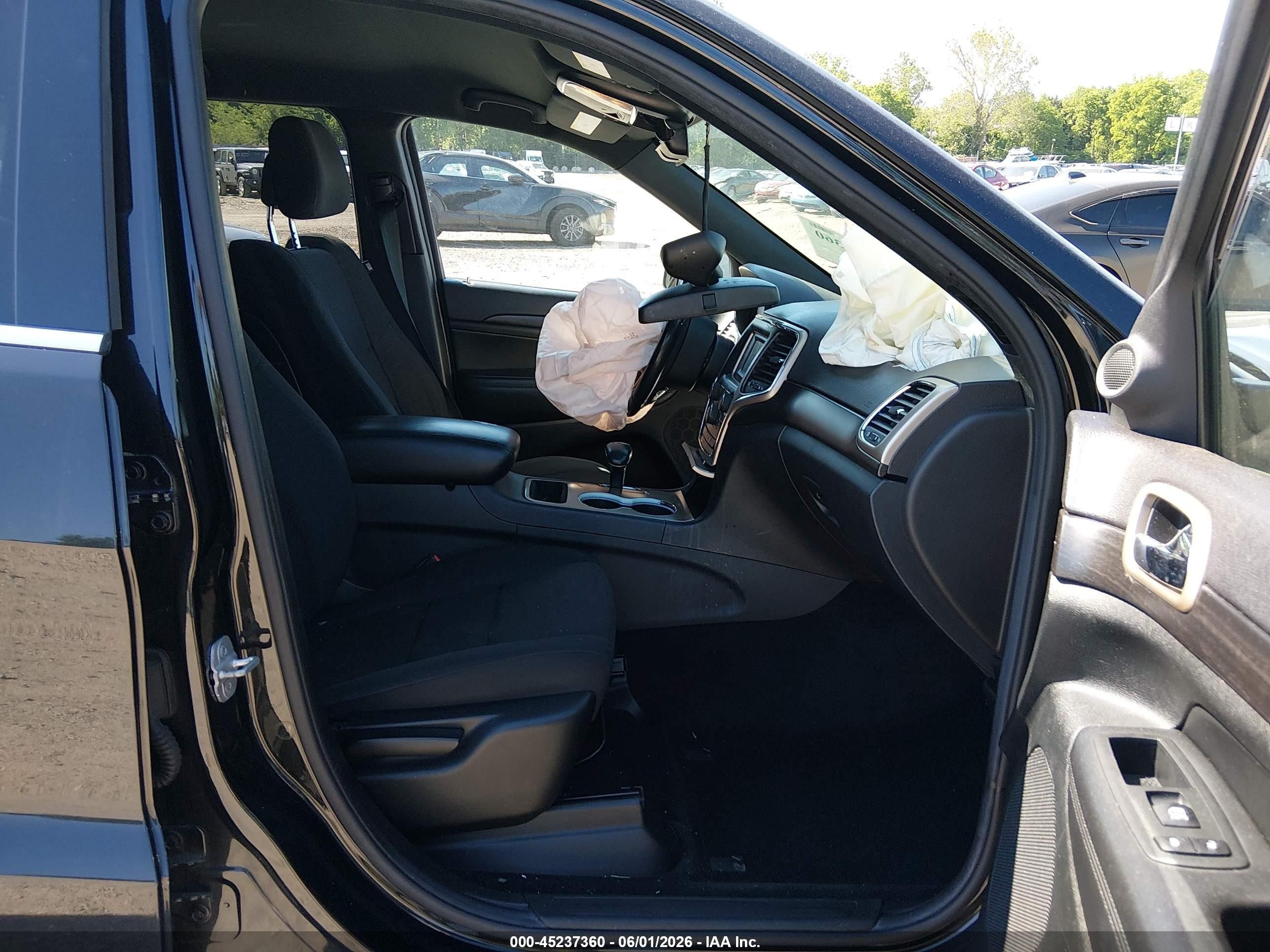2014 Jeep Grand Cherokee Laredo Black vin: 1C4RJFAG7EC214346