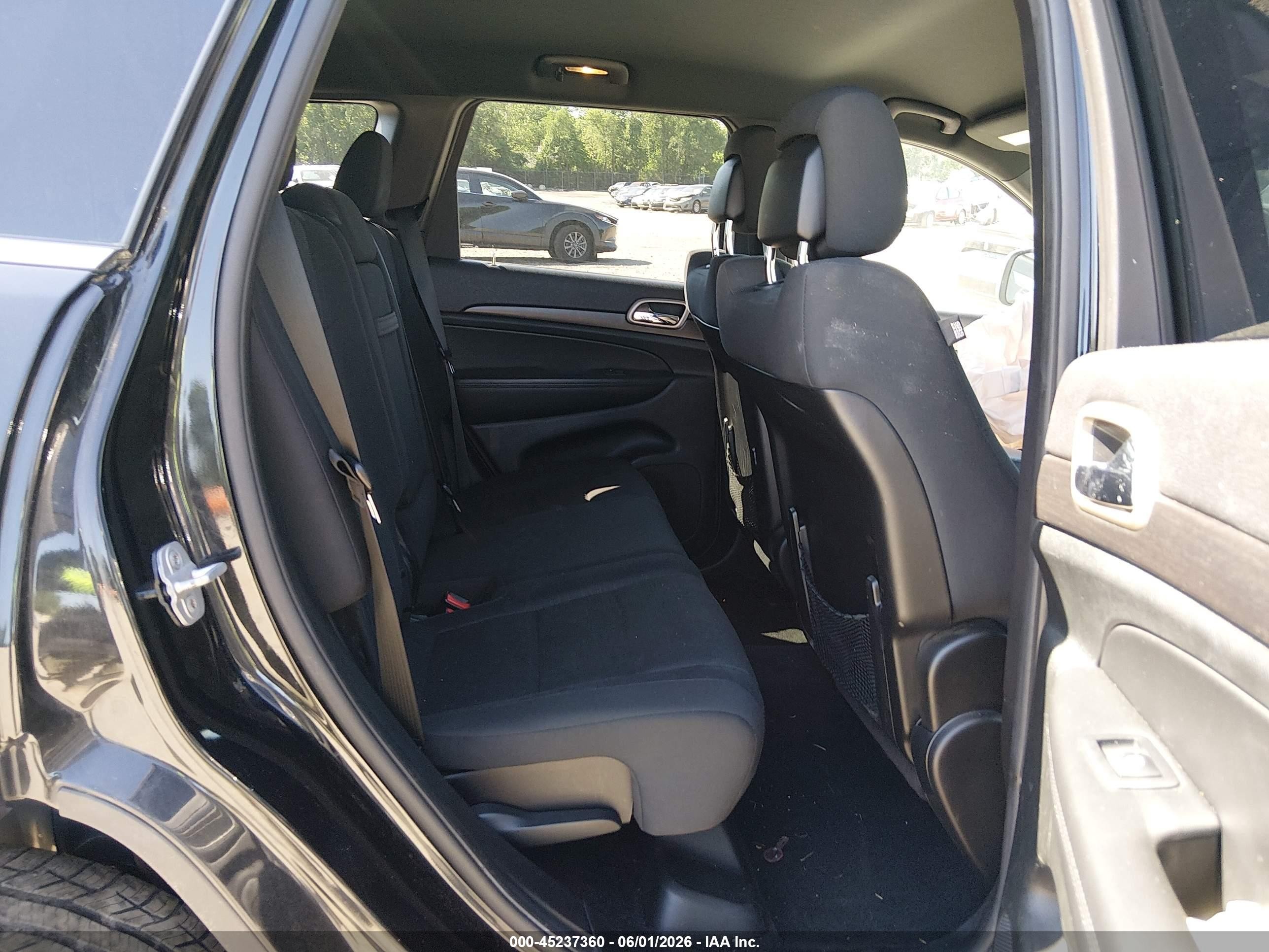 2014 Jeep Grand Cherokee Laredo Black vin: 1C4RJFAG7EC214346