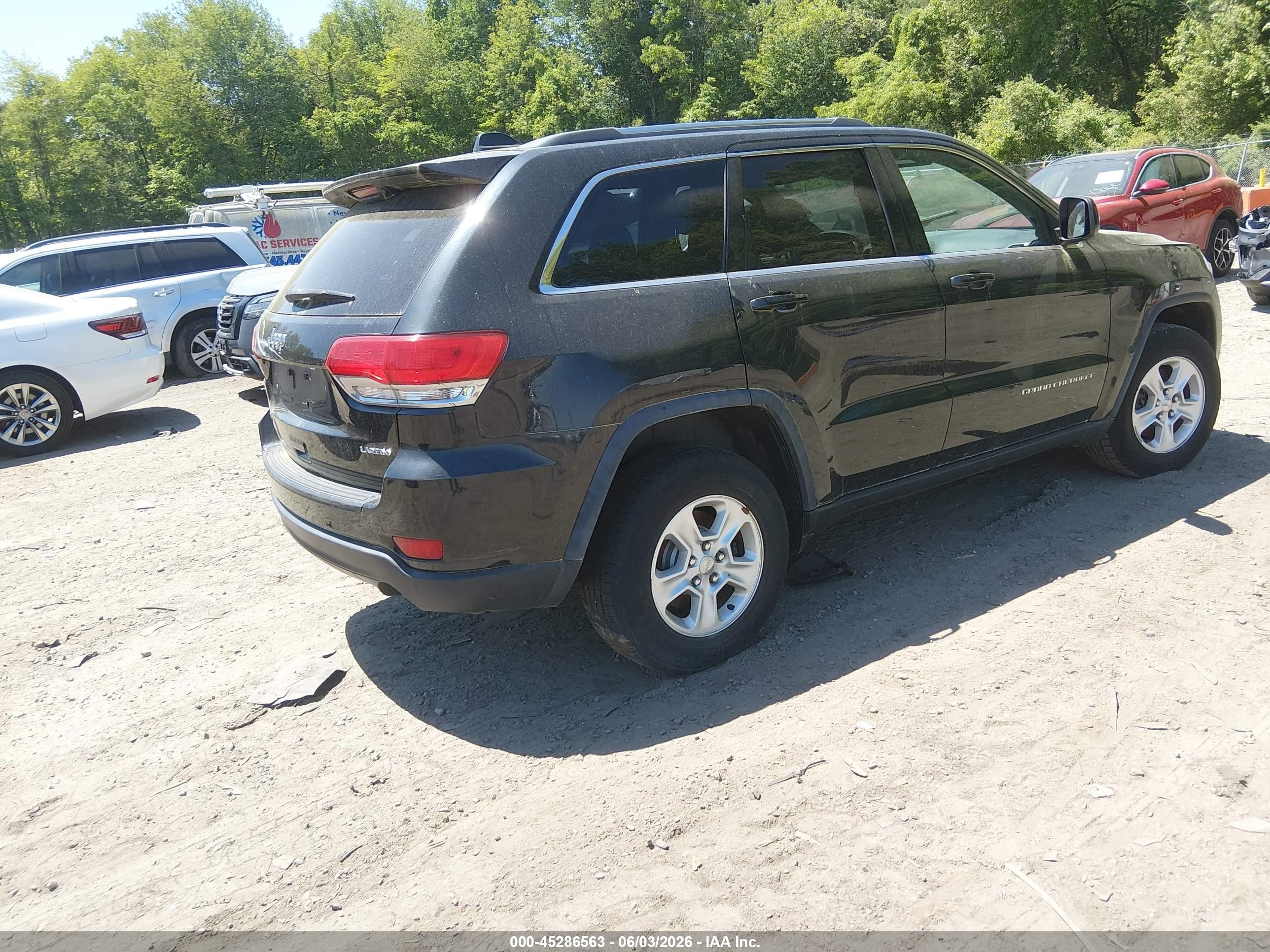 2014 Jeep Grand Cherokee Laredo Черный vin: 1C4RJFAG7EC315077