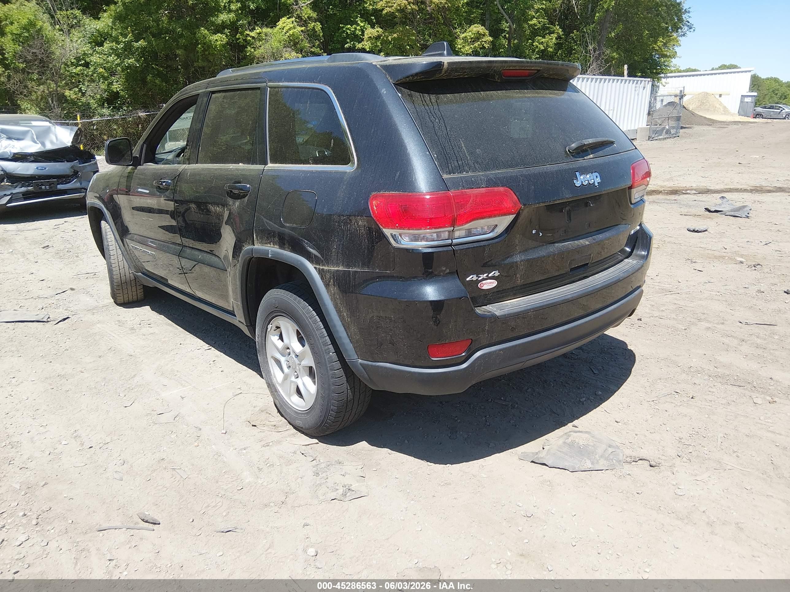 2014 Jeep Grand Cherokee Laredo Черный vin: 1C4RJFAG7EC315077
