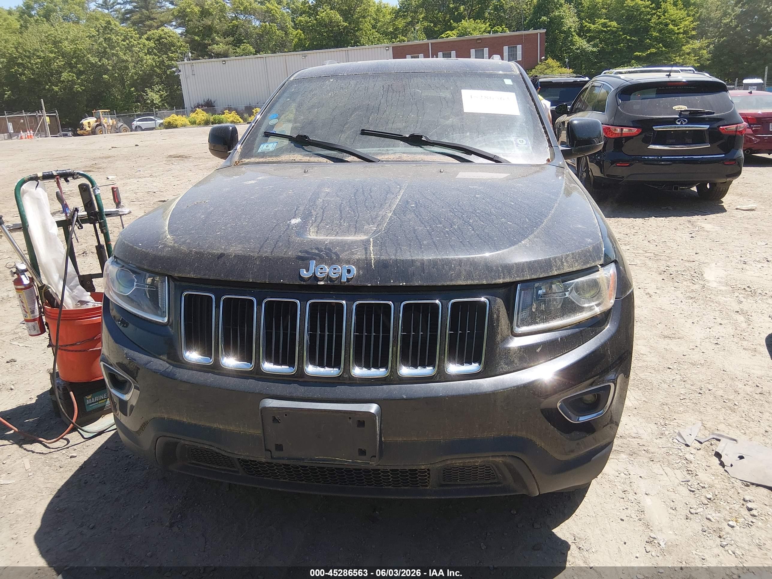2014 Jeep Grand Cherokee Laredo Черный vin: 1C4RJFAG7EC315077