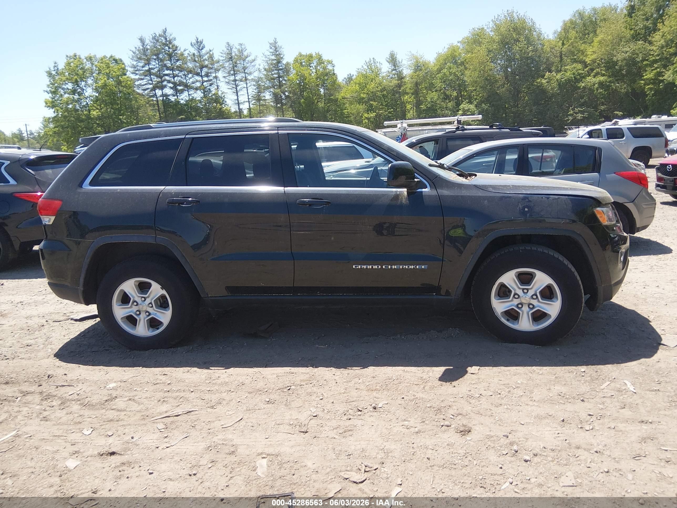 2014 Jeep Grand Cherokee Laredo Черный vin: 1C4RJFAG7EC315077