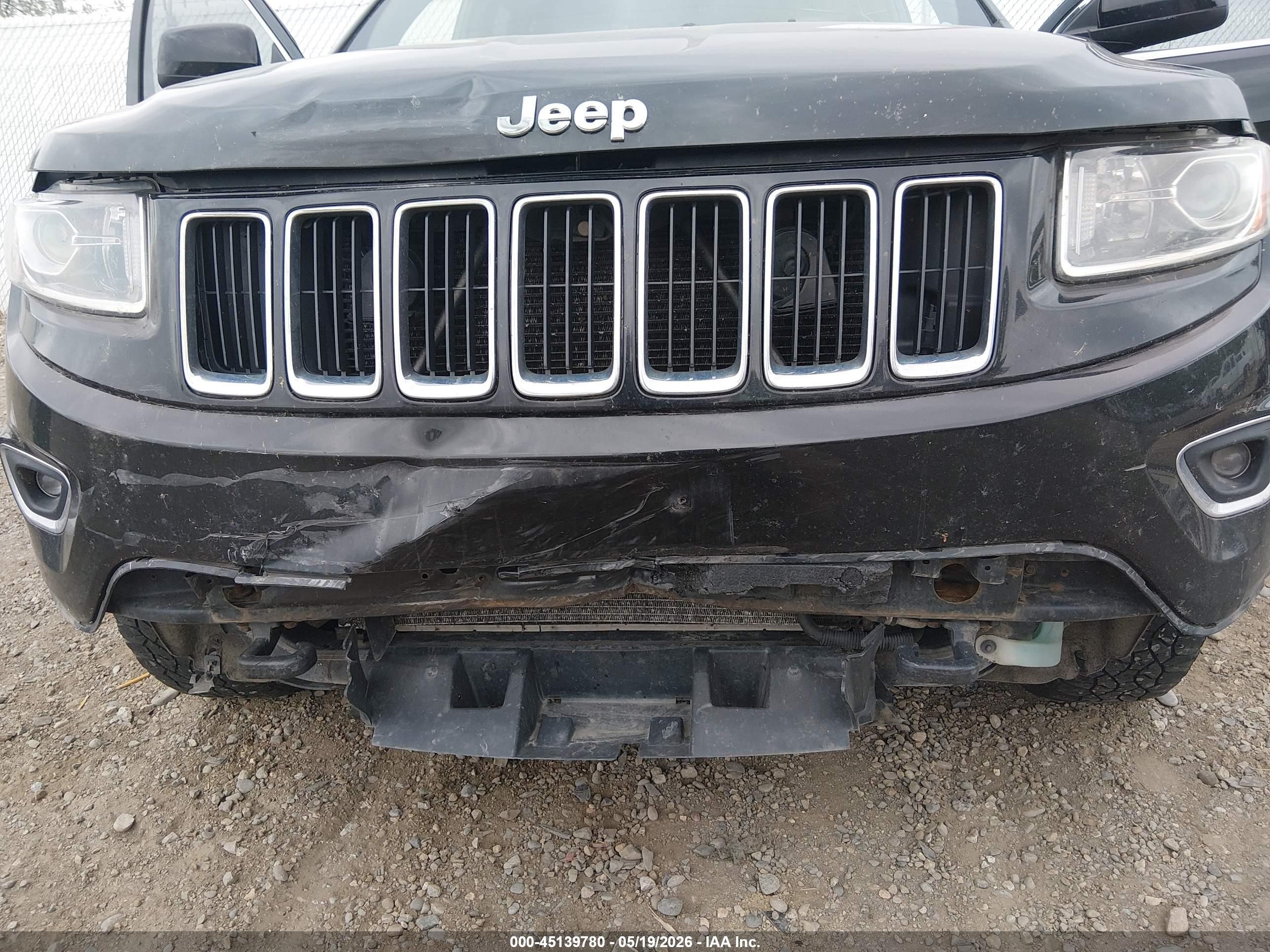 2014 Jeep Grand Cherokee Laredo Black vin: 1C4RJFAG7EC355286