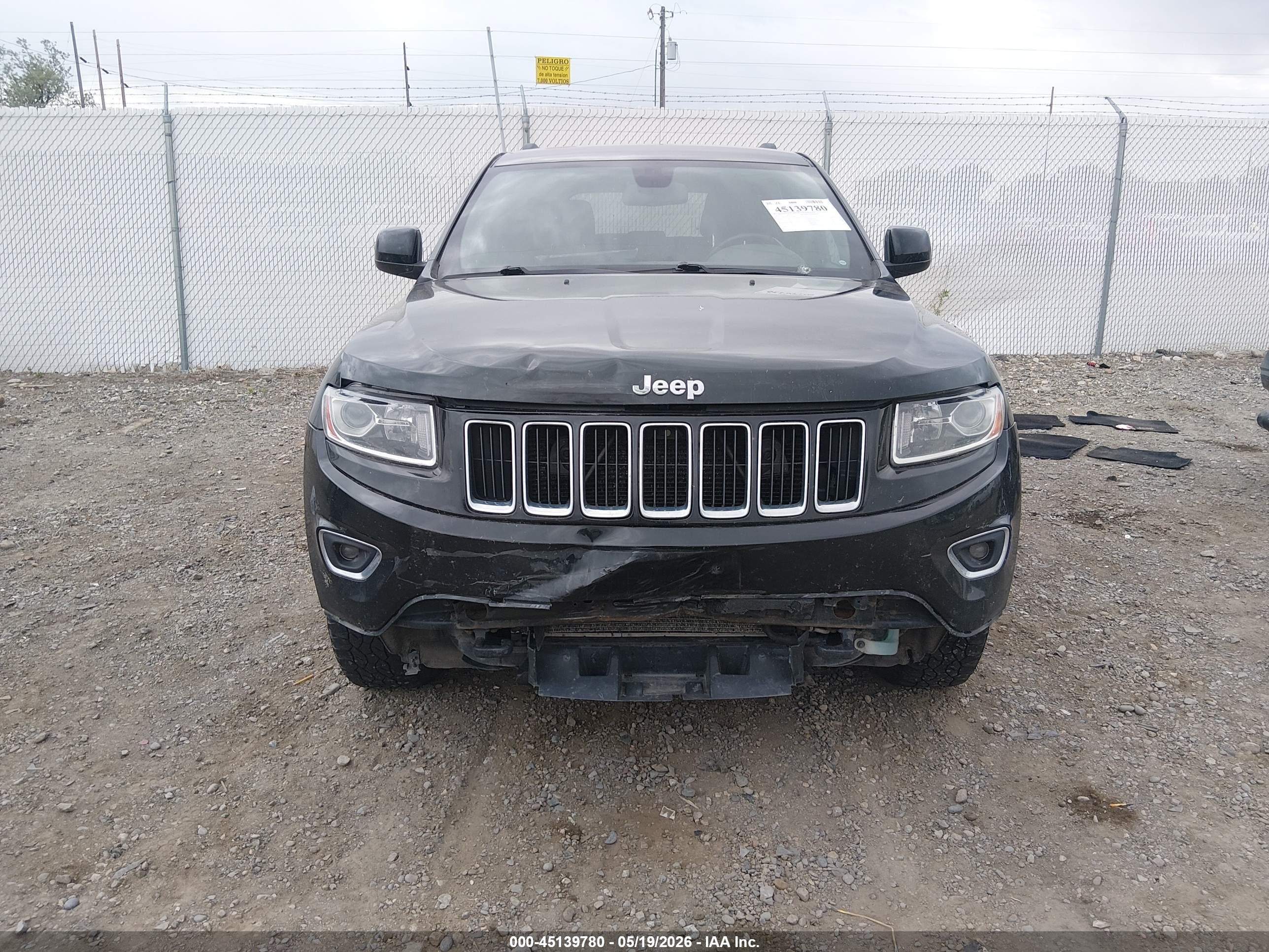 2014 Jeep Grand Cherokee Laredo Black vin: 1C4RJFAG7EC355286