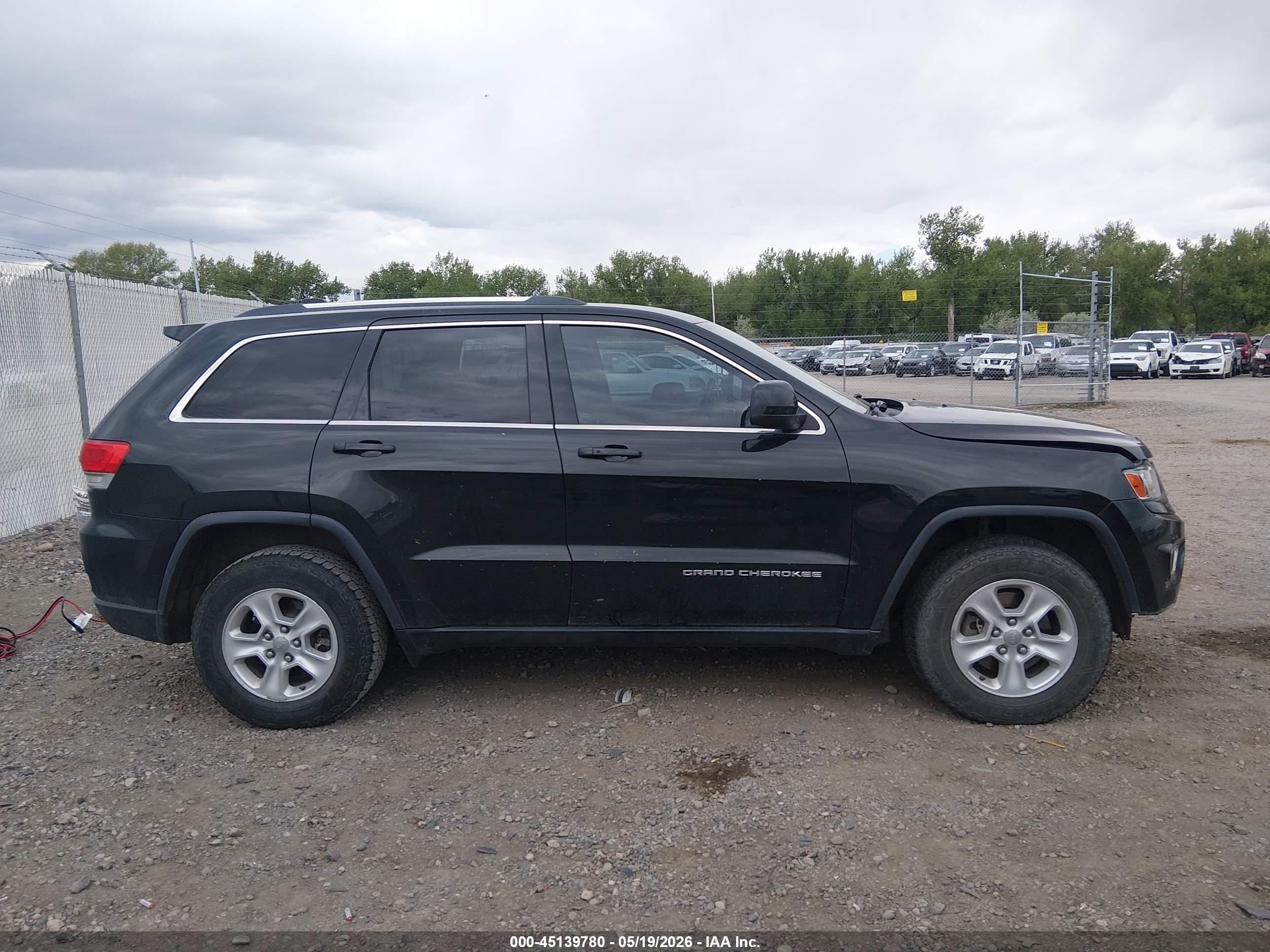 2014 Jeep Grand Cherokee Laredo Black vin: 1C4RJFAG7EC355286