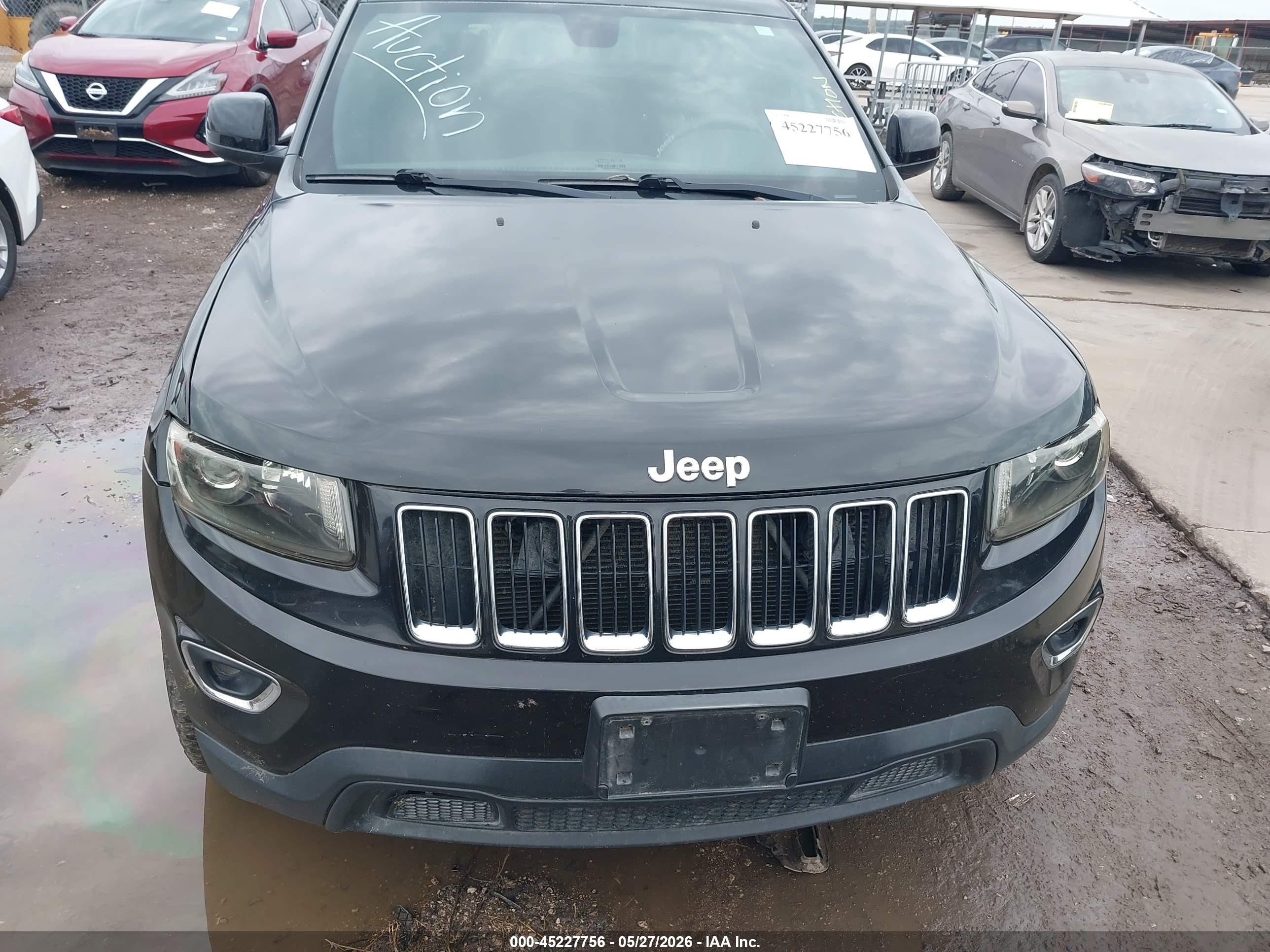 2014 Jeep Grand Cherokee Laredo Black vin: 1C4RJFAG7EC403577