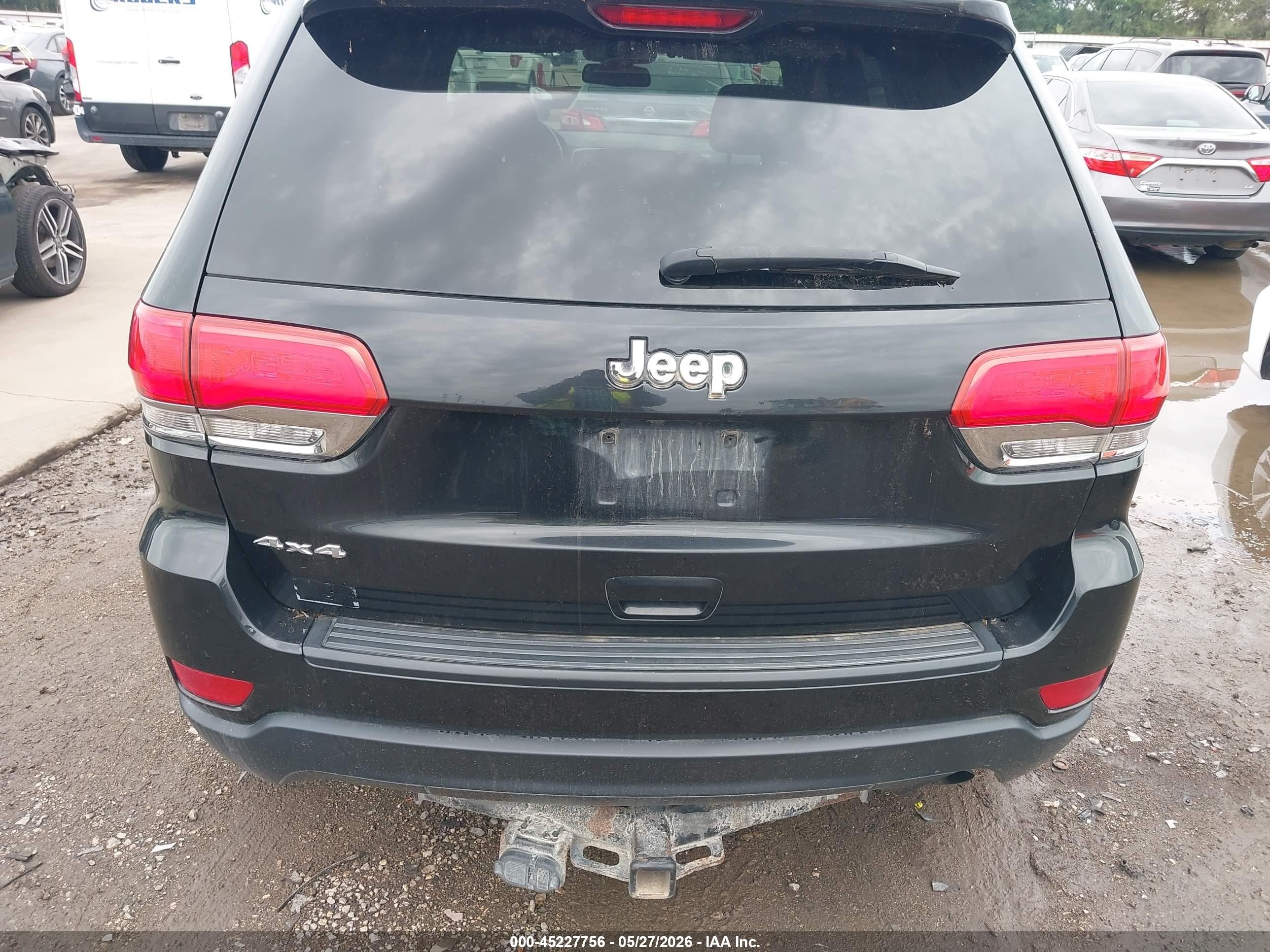 2014 Jeep Grand Cherokee Laredo Black vin: 1C4RJFAG7EC403577