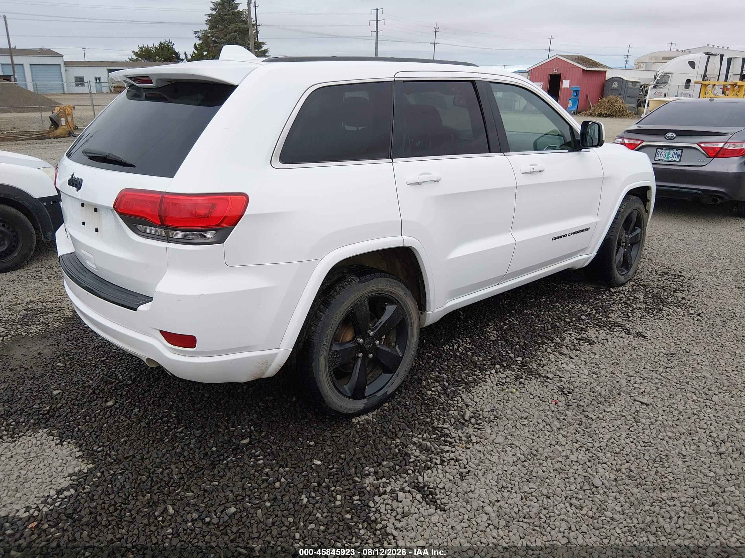 2014 Jeep Grand Cherokee Altitude White vin: 1C4RJFAG7EC482779