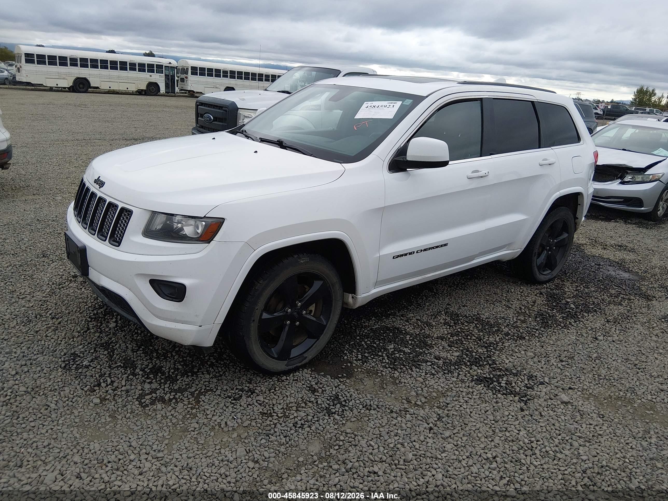 2014 Jeep Grand Cherokee Altitude White vin: 1C4RJFAG7EC482779