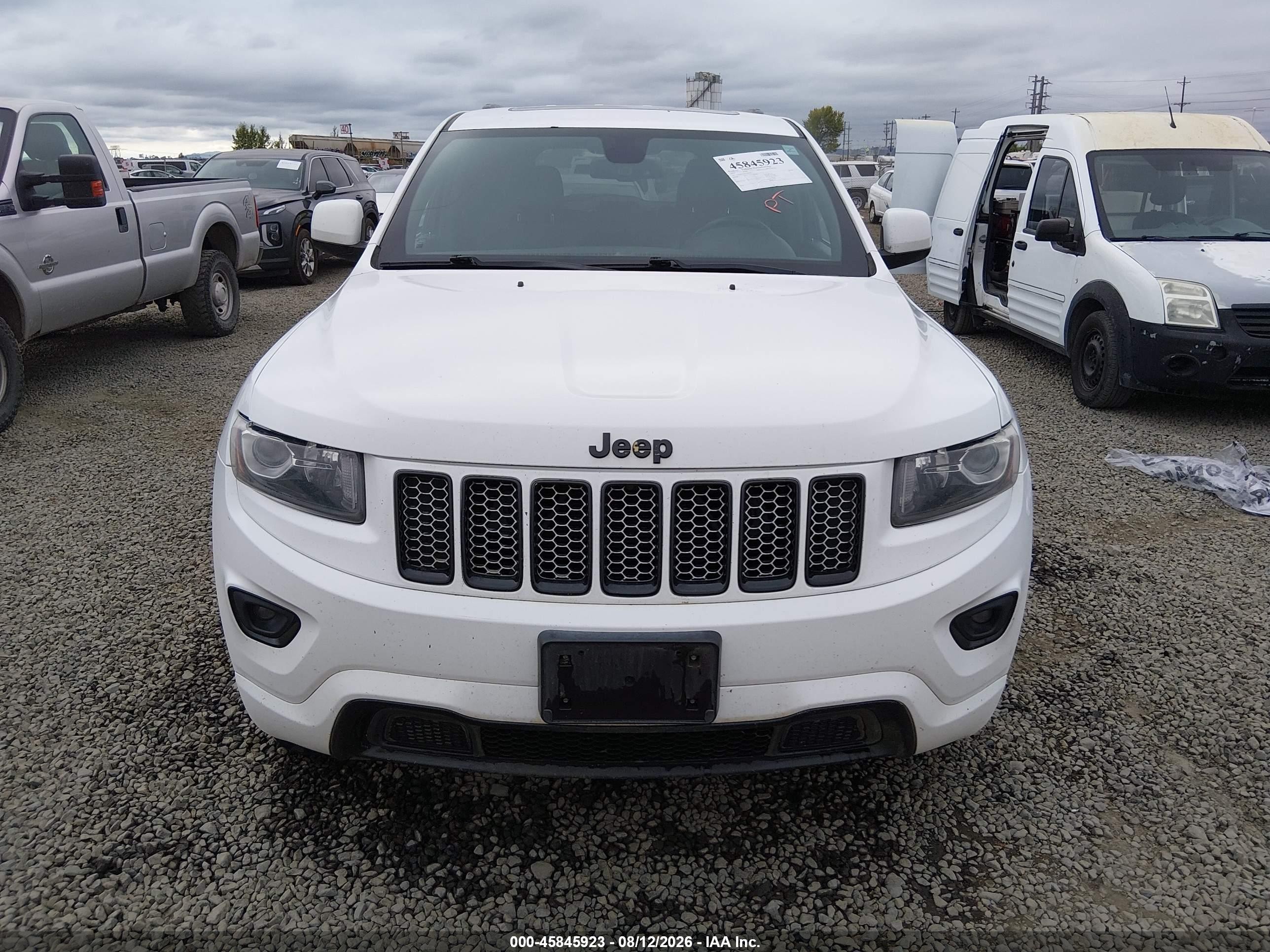 2014 Jeep Grand Cherokee Altitude White vin: 1C4RJFAG7EC482779