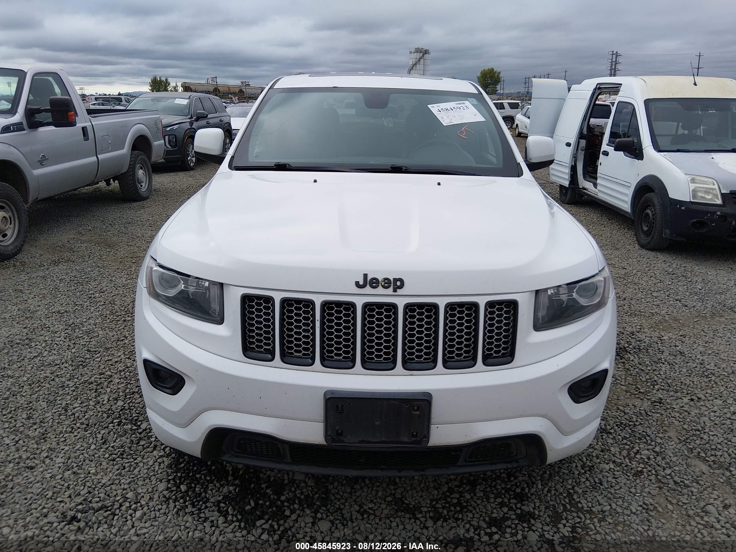 2014 Jeep Grand Cherokee Altitude White vin: 1C4RJFAG7EC482779
