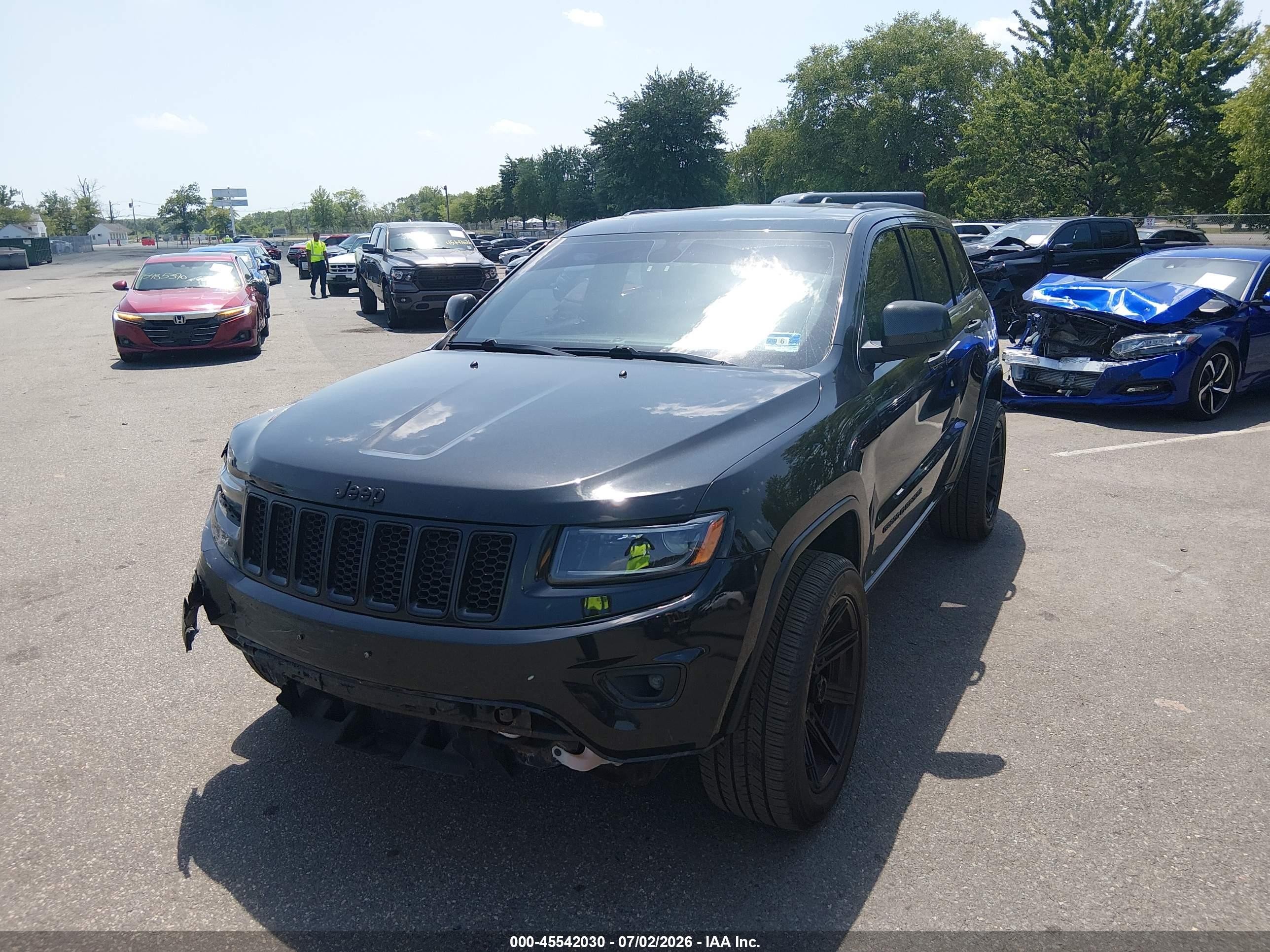 2014 Jeep Grand Cherokee Altitude Black vin: 1C4RJFAG7EC487173