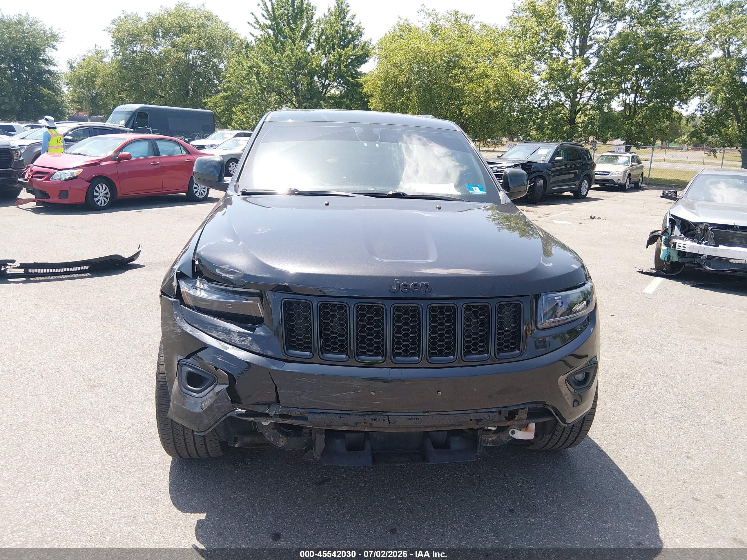 2014 Jeep Grand Cherokee Altitude Black vin: 1C4RJFAG7EC487173