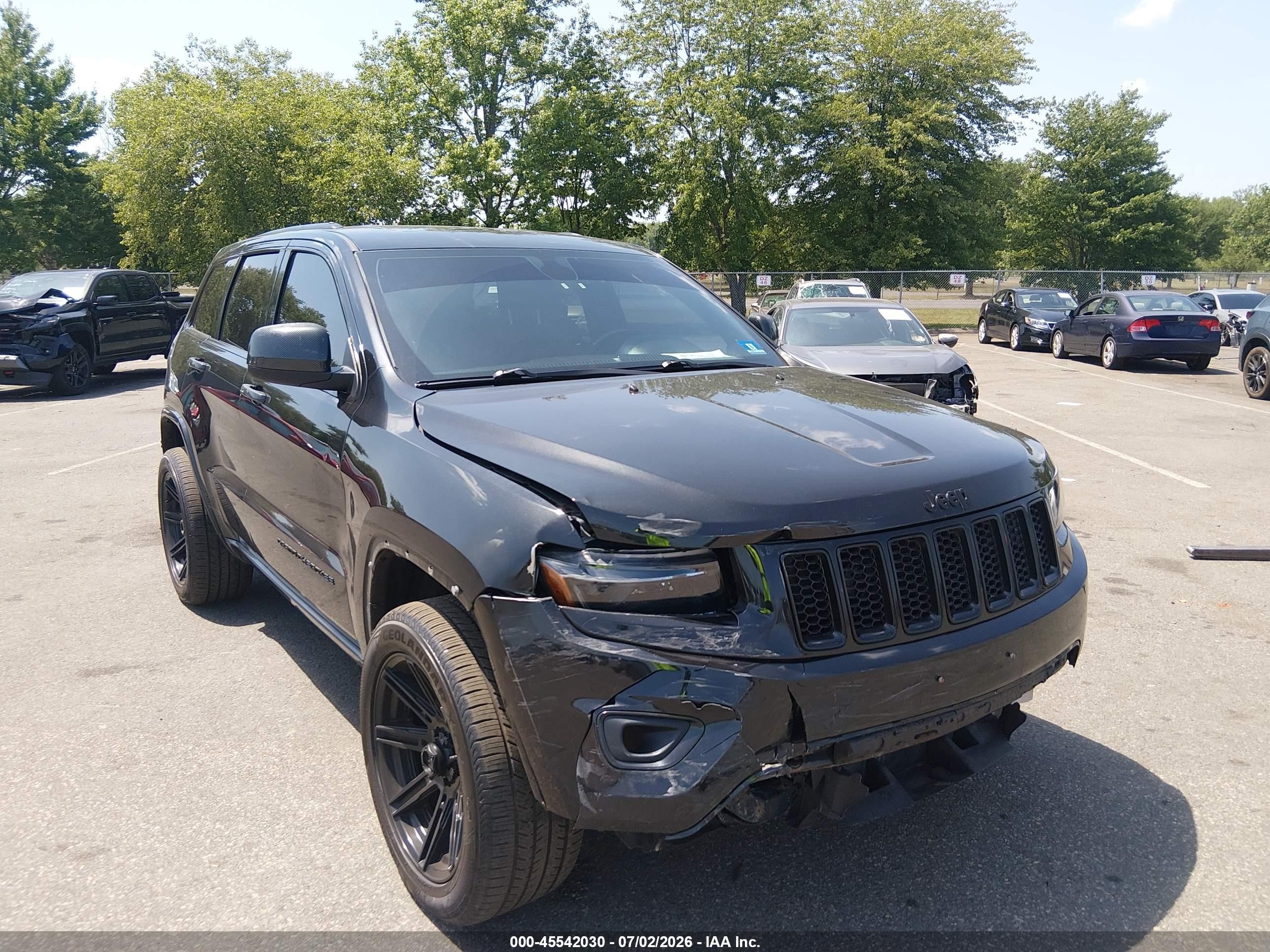 2014 Jeep Grand Cherokee Altitude Black vin: 1C4RJFAG7EC487173