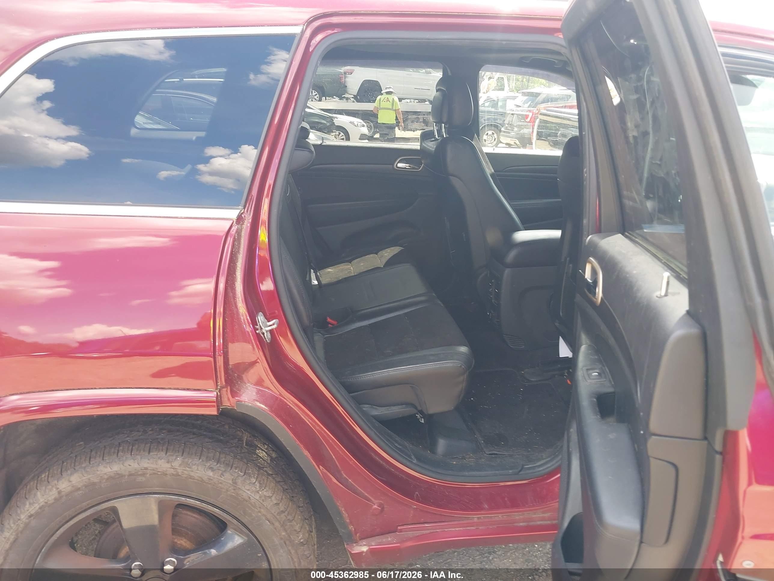 2014 Jeep Grand Cherokee Altitude Red vin: 1C4RJFAG7EC490140