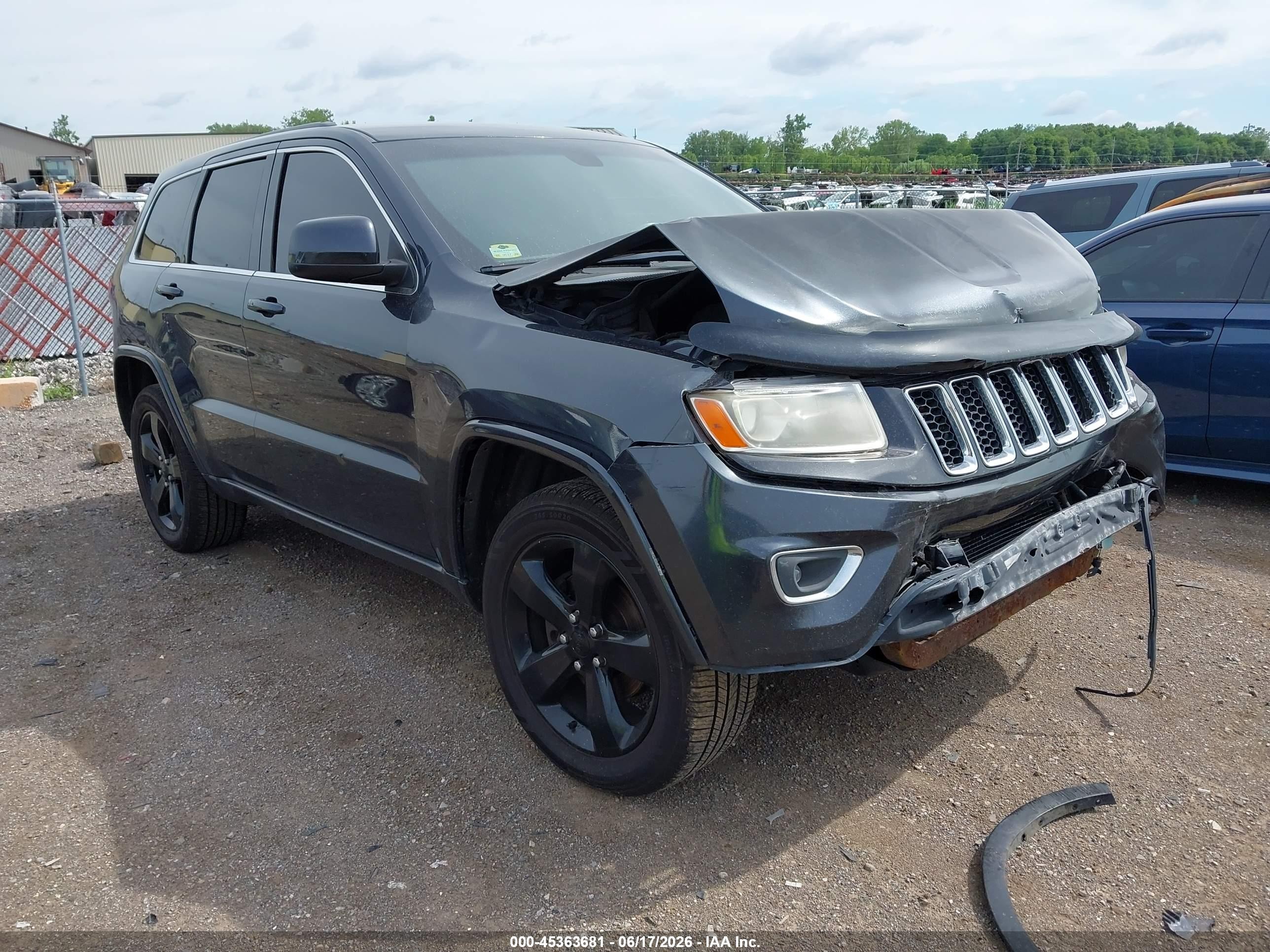 2014 Jeep Grand Cherokee Altitude Black vin: 1C4RJFAG7EC498027