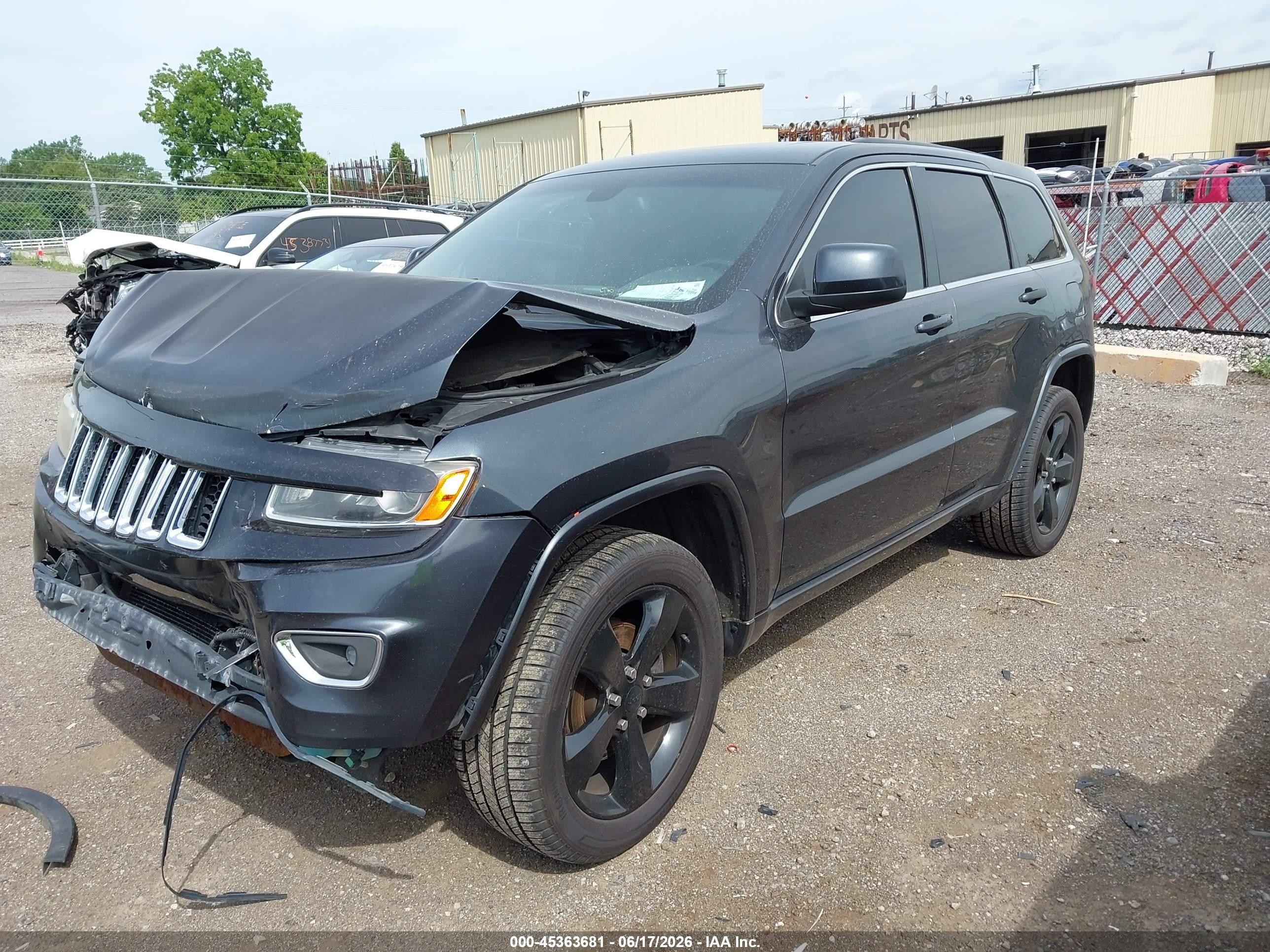 2014 Jeep Grand Cherokee Altitude Black vin: 1C4RJFAG7EC498027