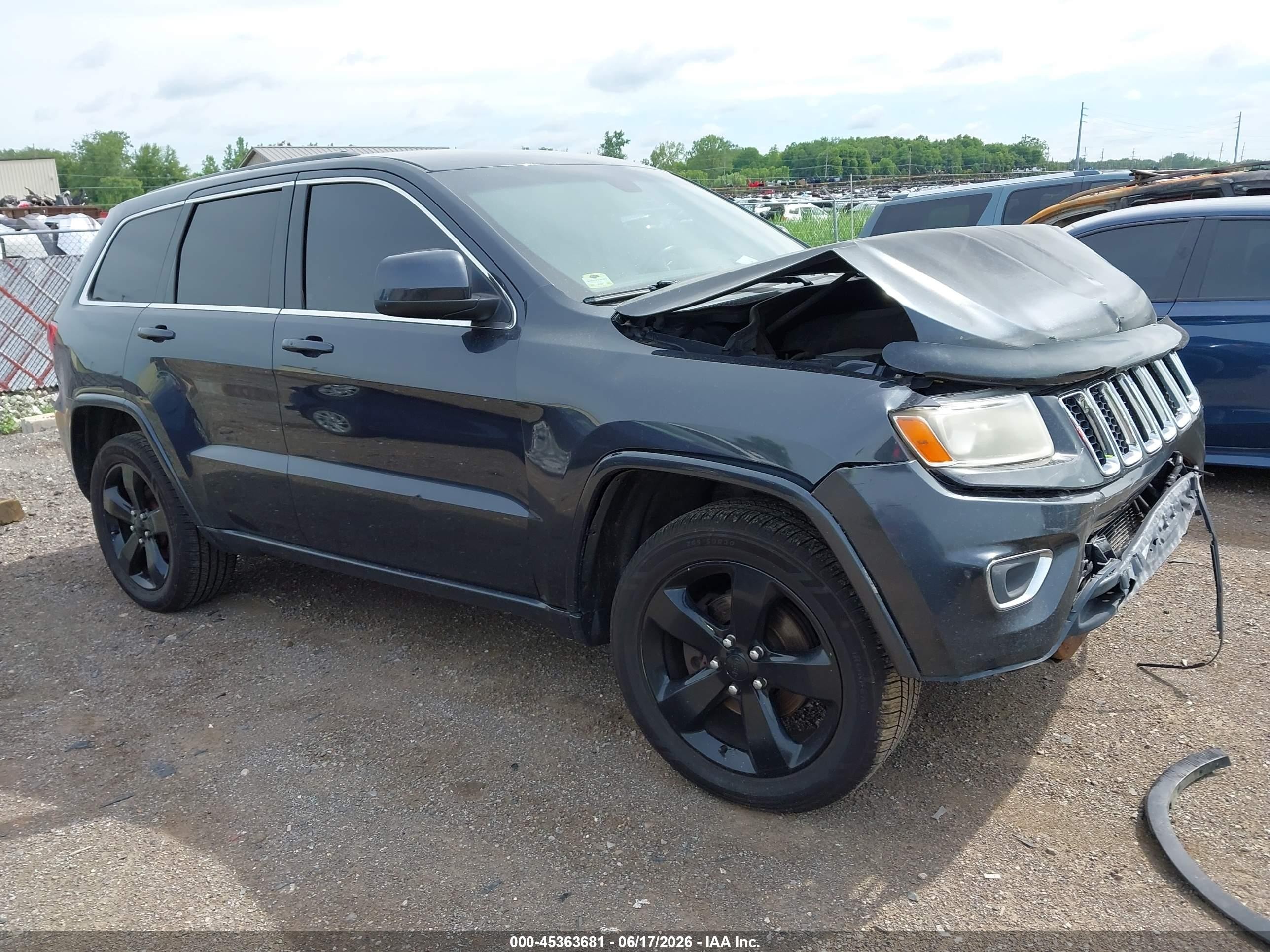 2014 Jeep Grand Cherokee Altitude Black vin: 1C4RJFAG7EC498027