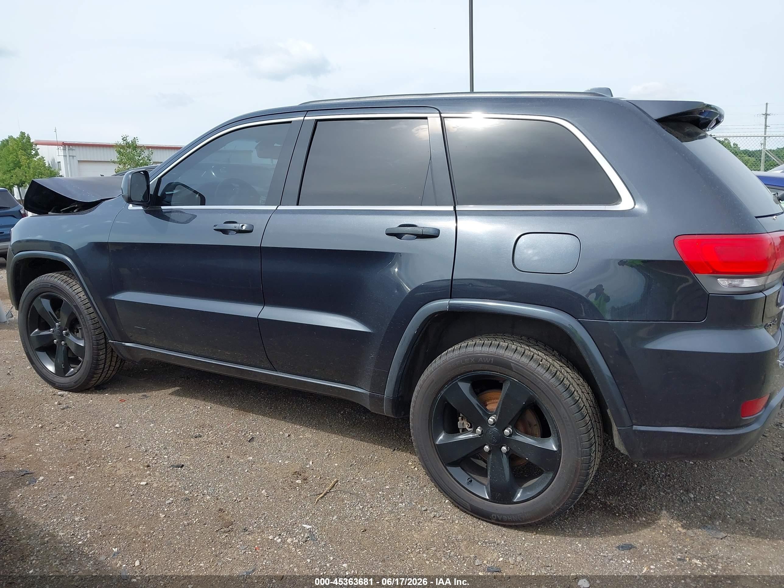 2014 Jeep Grand Cherokee Altitude Black vin: 1C4RJFAG7EC498027