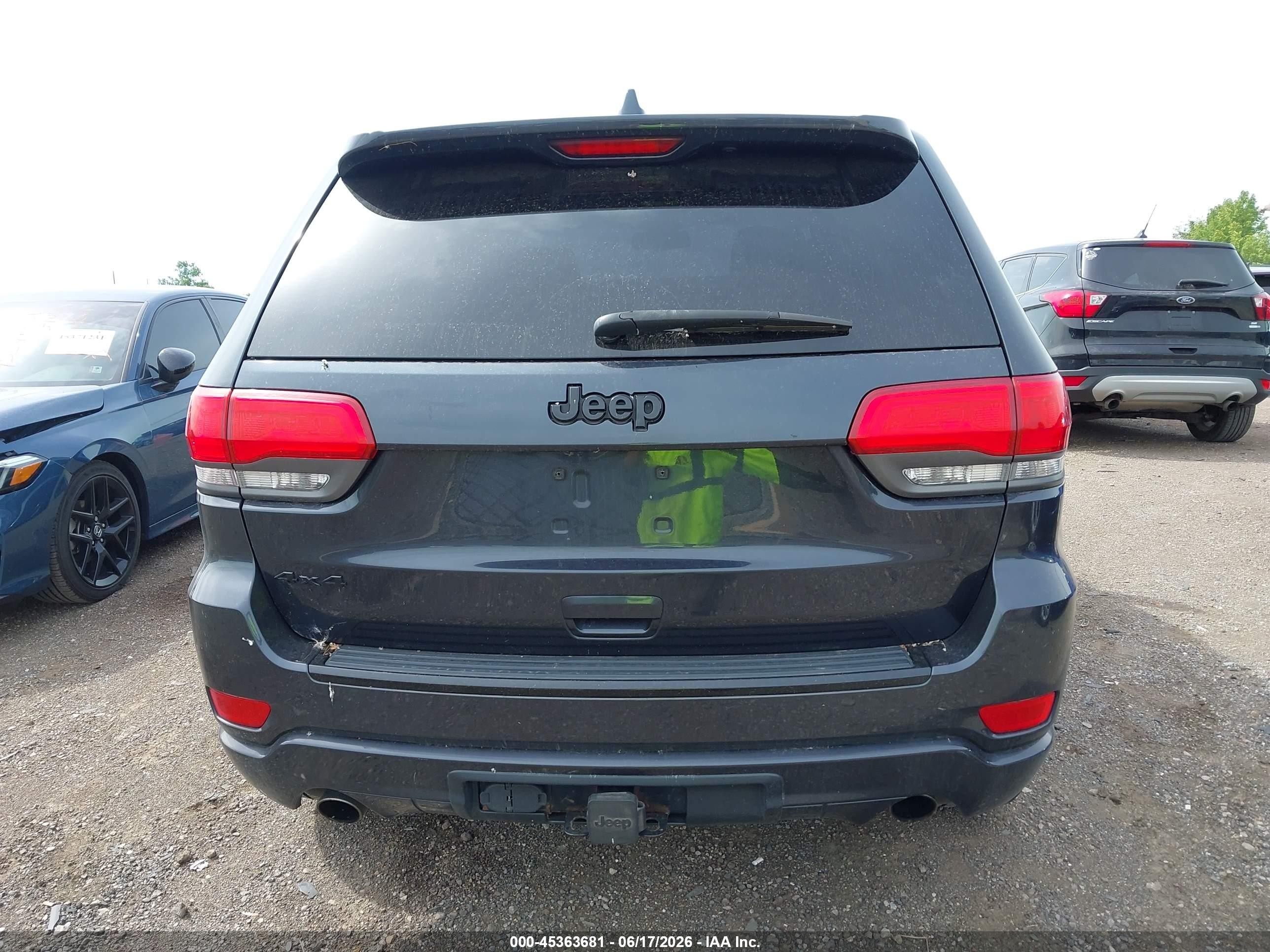 2014 Jeep Grand Cherokee Altitude Black vin: 1C4RJFAG7EC498027