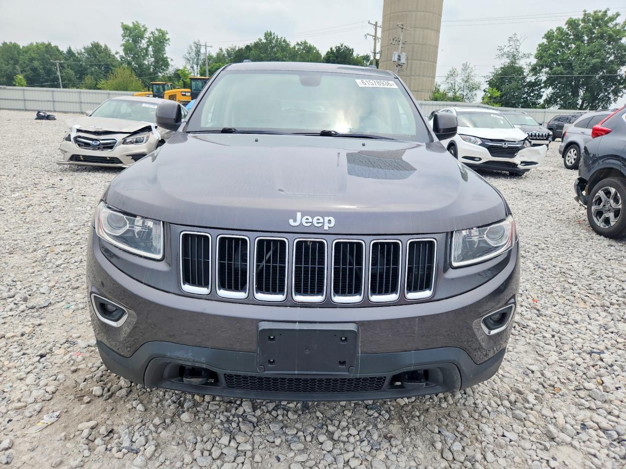 2014 Jeep Grand Cherokee Laredo Серый vin: 1C4RJFAG7EC510158