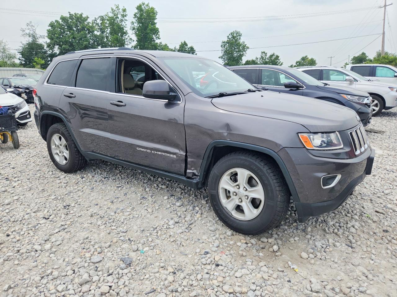 2014 Jeep Grand Cherokee Laredo Серый vin: 1C4RJFAG7EC510158