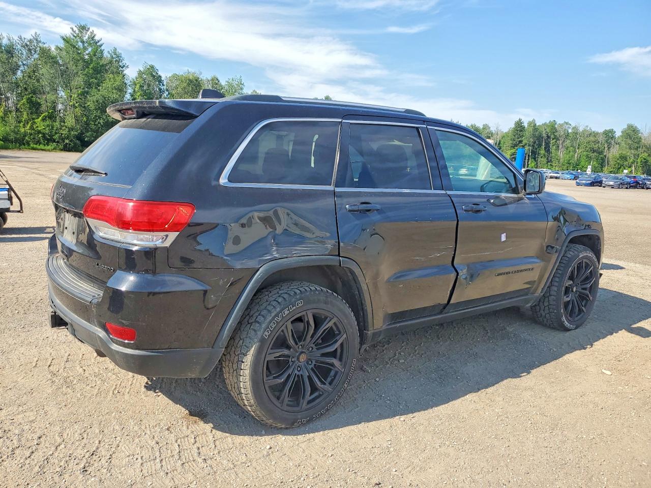 2015 Jeep Grand Cherokee Laredo Black vin: 1C4RJFAG7FC150990
