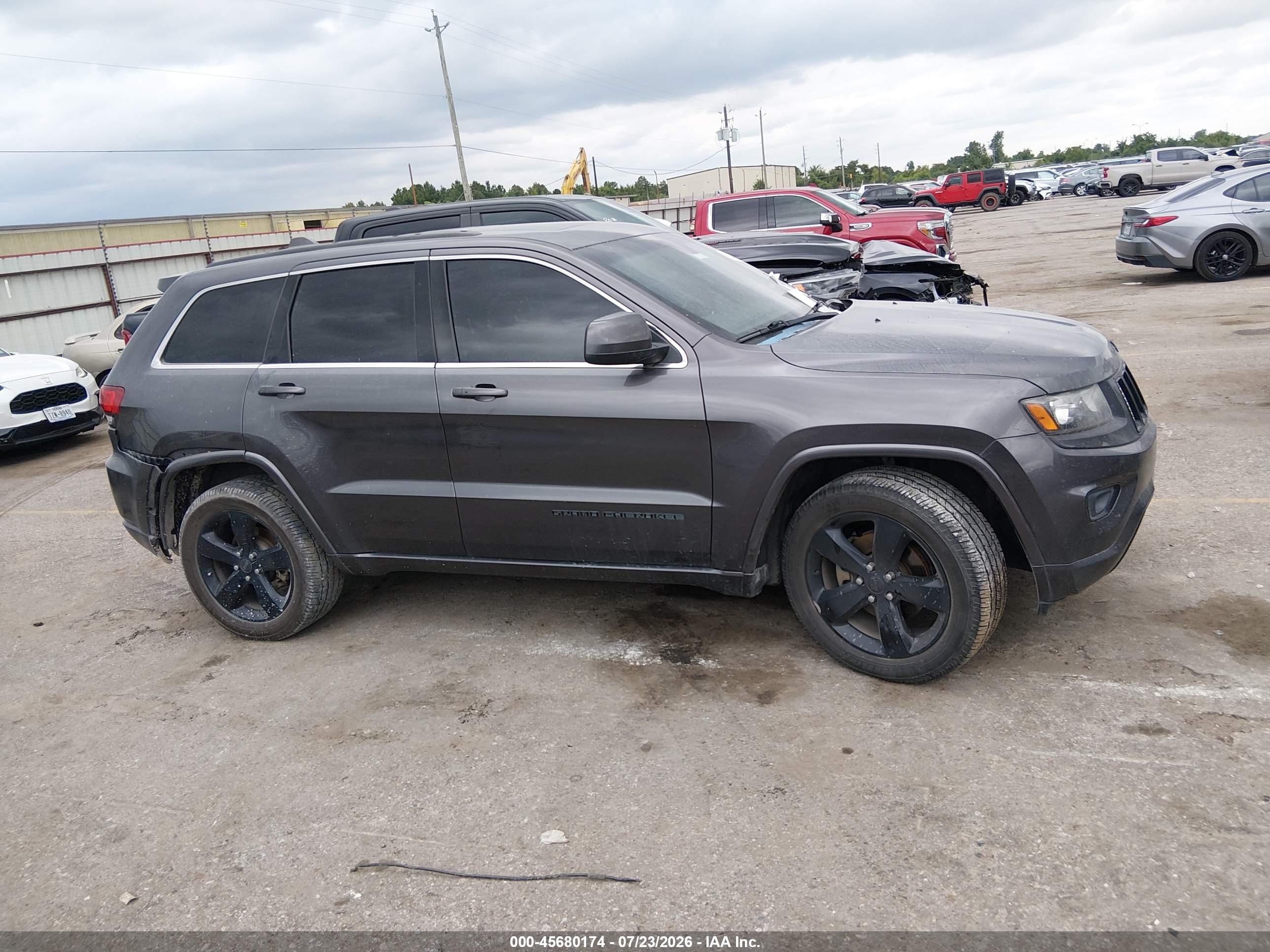 2015 Jeep Grand Cherokee Altitude Gray vin: 1C4RJFAG7FC177963