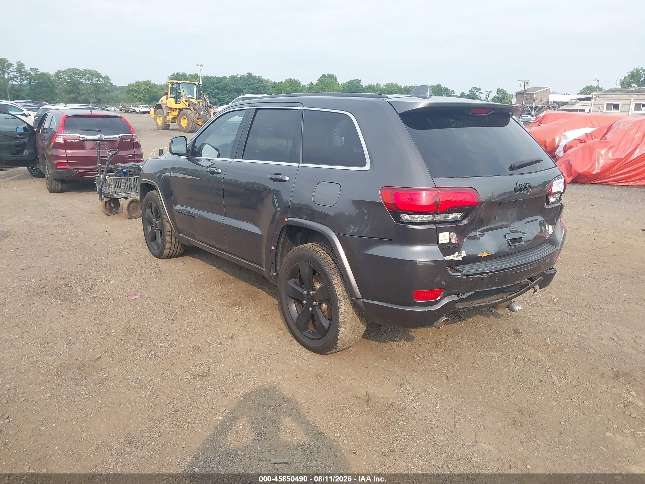 2015 Jeep Grand Cherokee Altitude Gray vin: 1C4RJFAG7FC195931