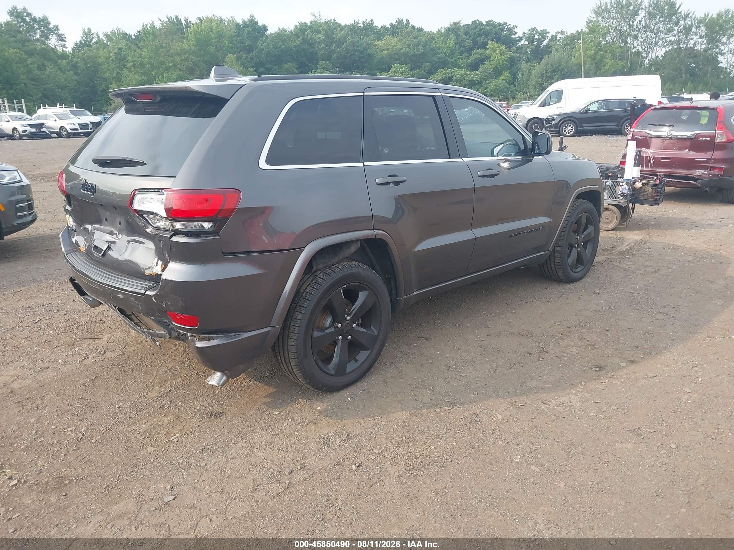 2015 Jeep Grand Cherokee Altitude Gray vin: 1C4RJFAG7FC195931