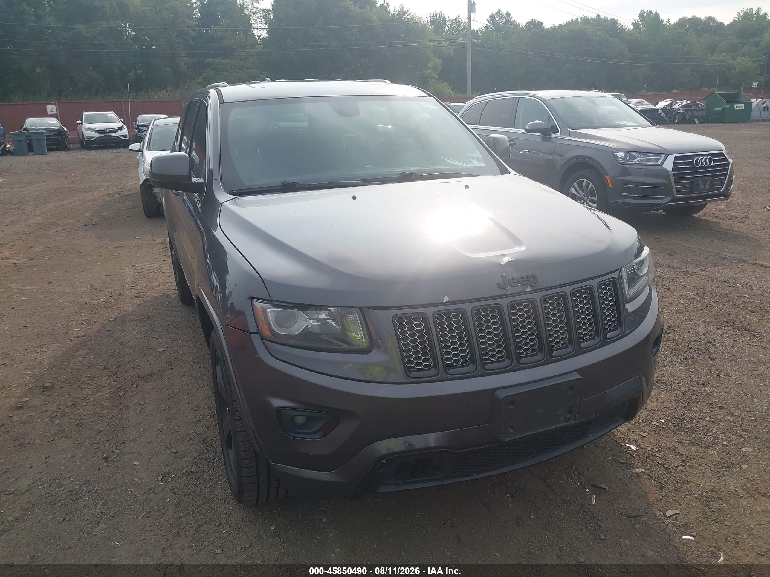 2015 Jeep Grand Cherokee Altitude Gray vin: 1C4RJFAG7FC195931