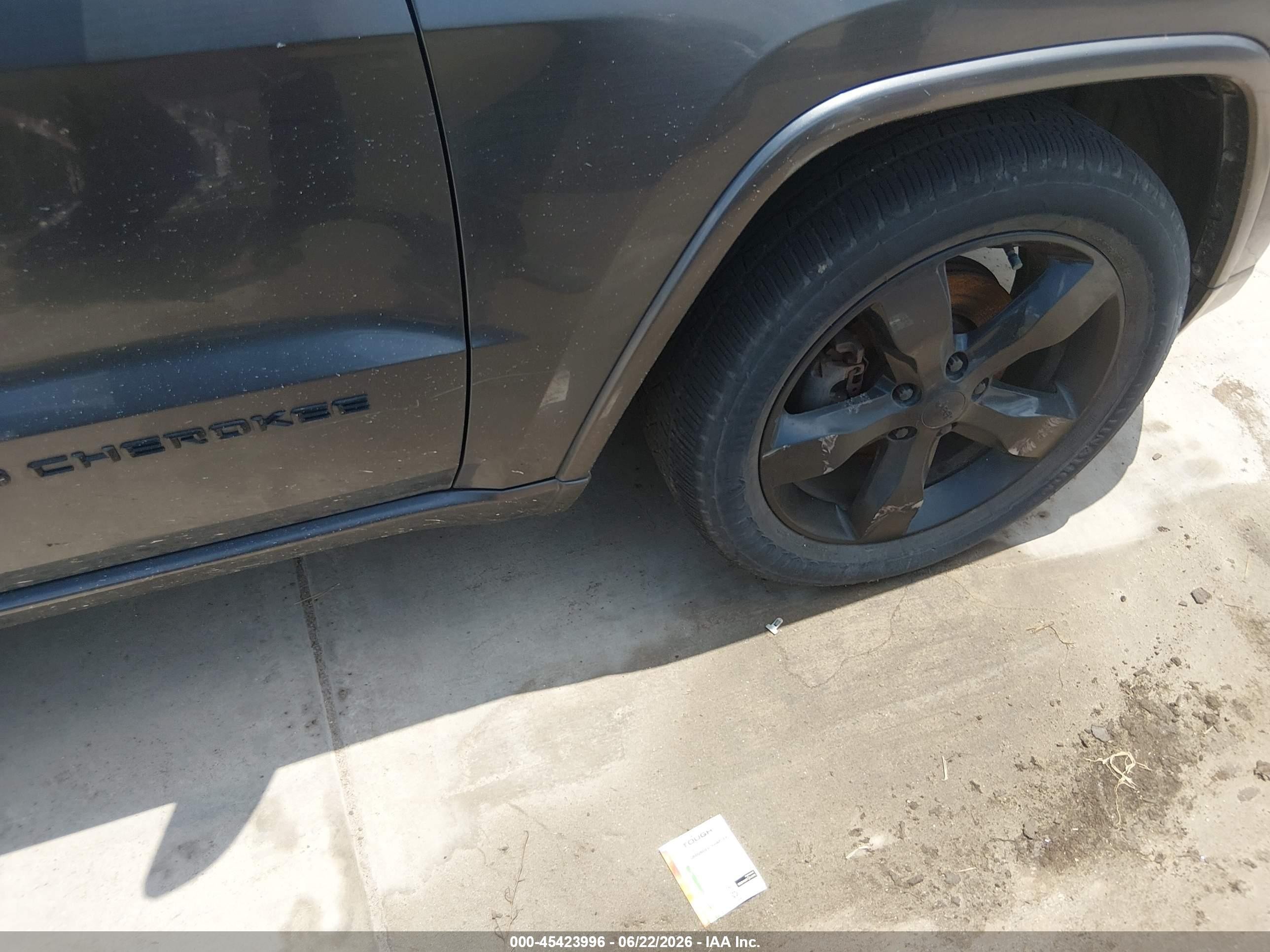 2015 Jeep Grand Cherokee Altitude Gray vin: 1C4RJFAG7FC208032