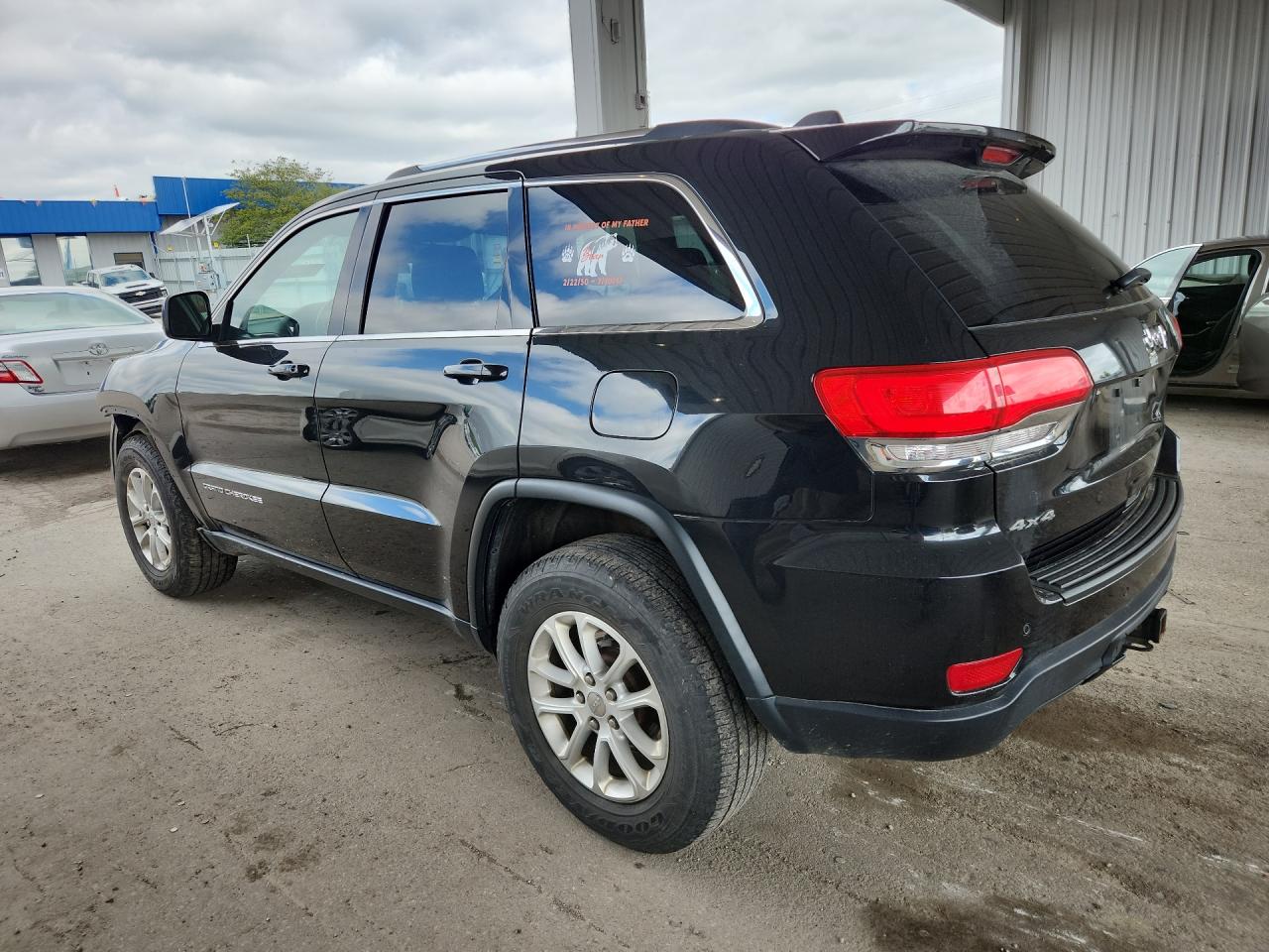 2015 Jeep Grand Cherokee Laredo Black vin: 1C4RJFAG7FC208063