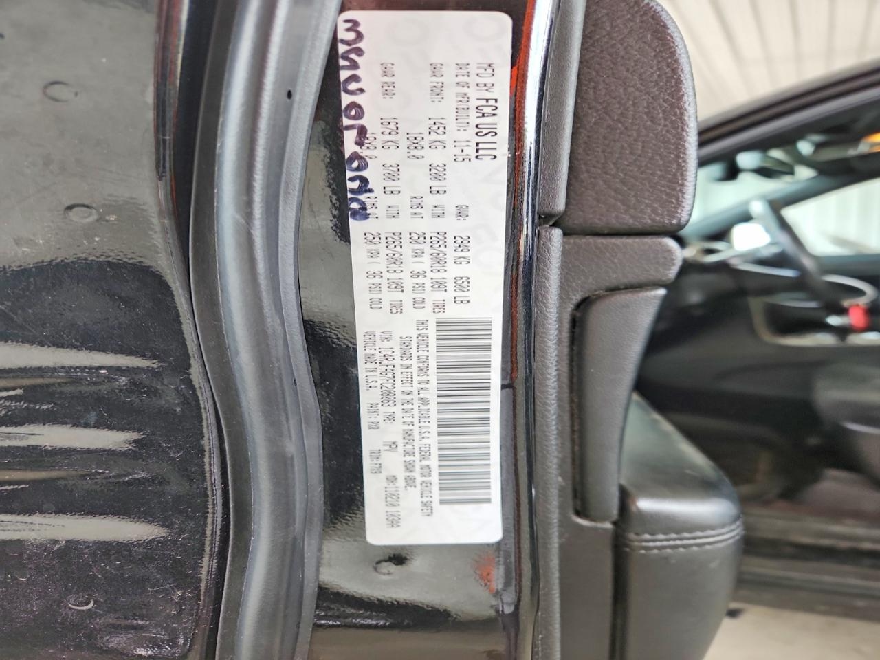 2015 Jeep Grand Cherokee Laredo Black vin: 1C4RJFAG7FC208063