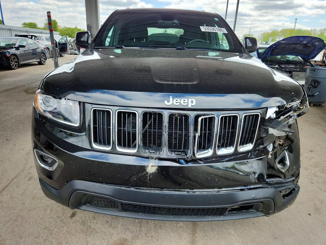 2015 Jeep Grand Cherokee Laredo Black vin: 1C4RJFAG7FC208063