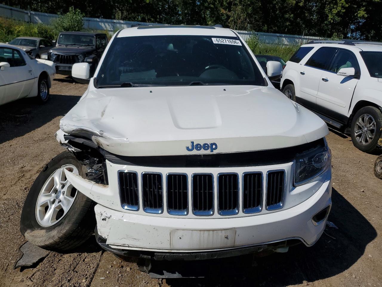 2015 Jeep Grand Cherokee Laredo White vin: 1C4RJFAG7FC233187