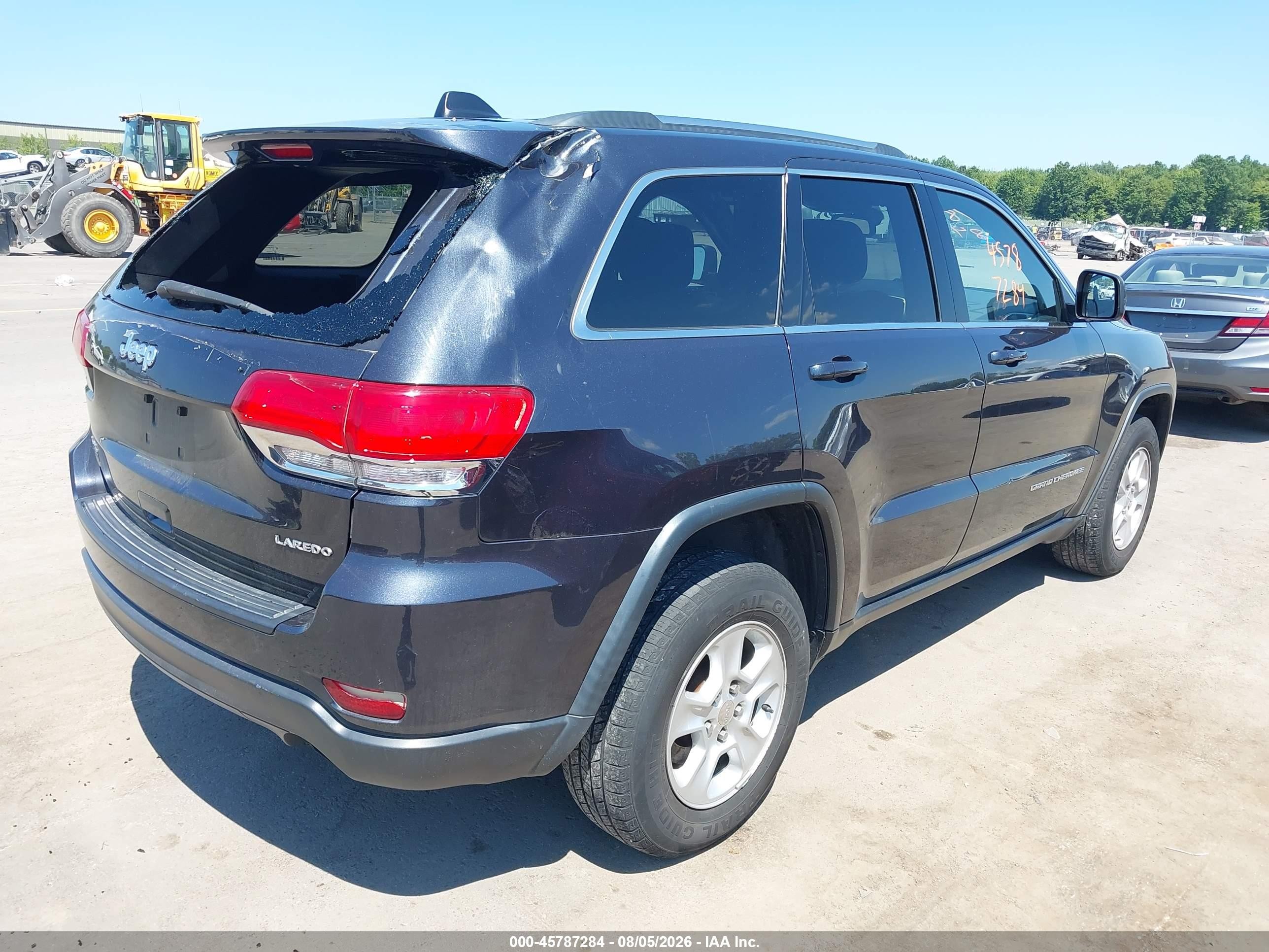 2015 Jeep Grand Cherokee Laredo Синий vin: 1C4RJFAG7FC627238