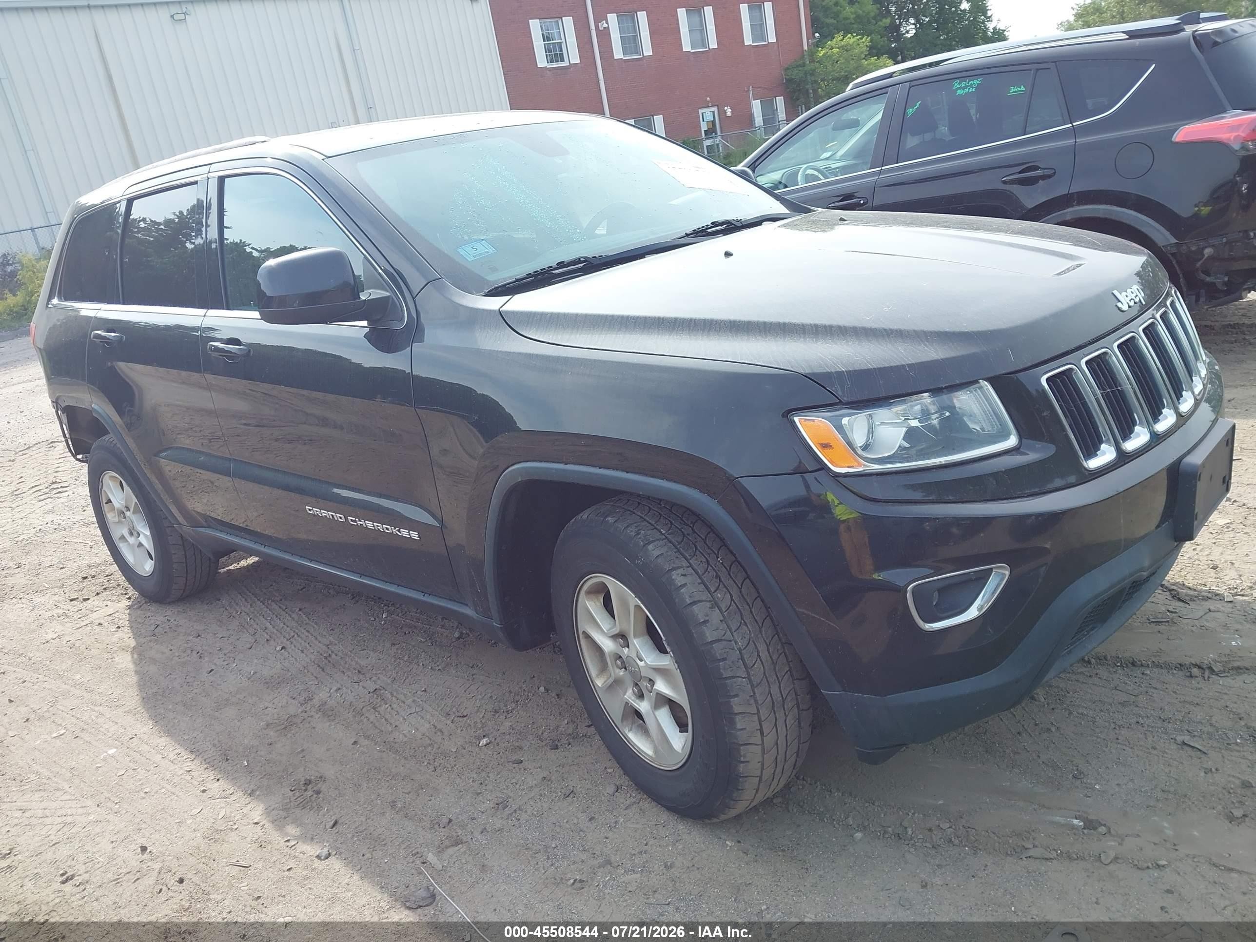 2015 Jeep Grand Cherokee Laredo Black vin: 1C4RJFAG7FC627630