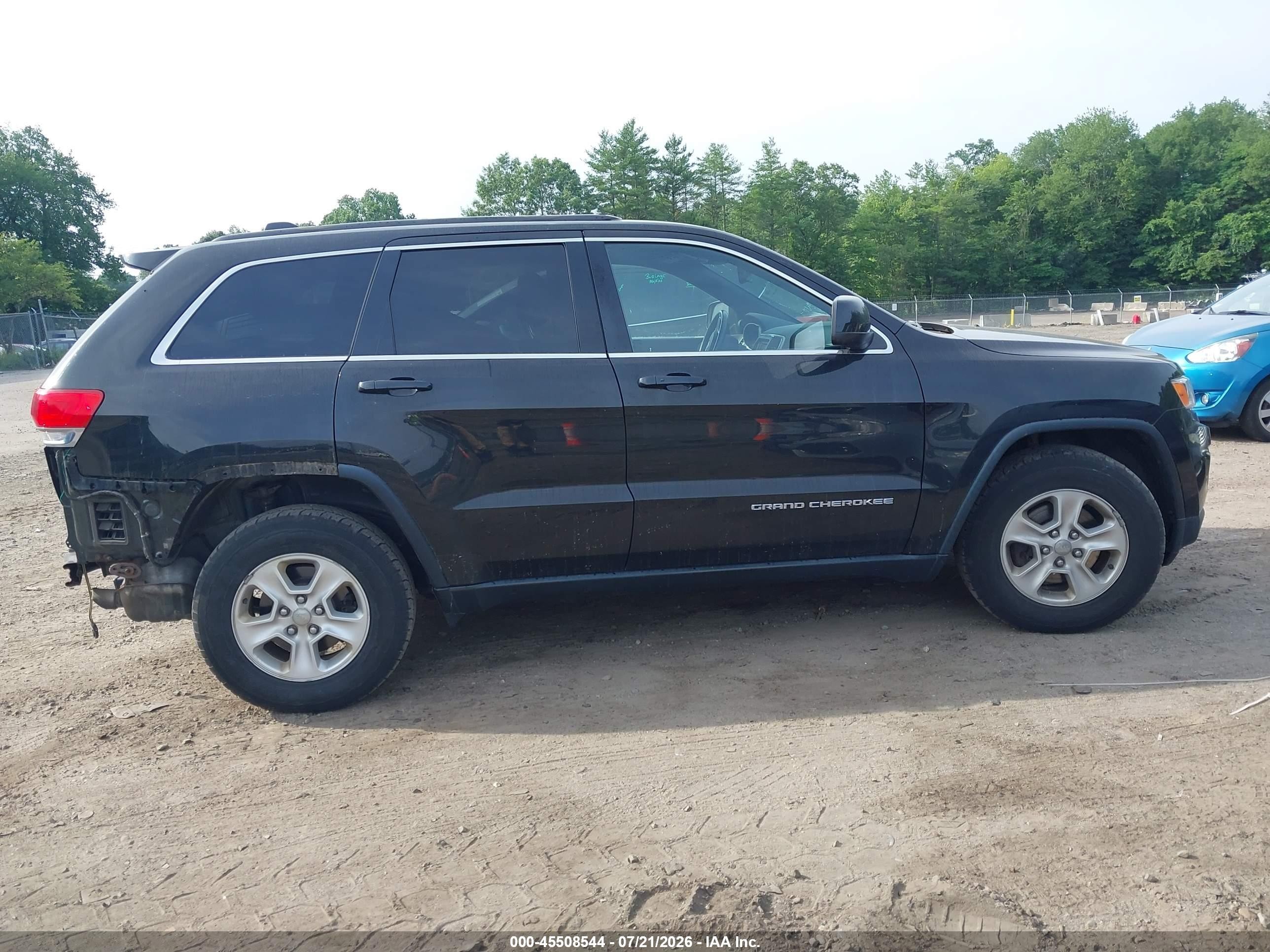 2015 Jeep Grand Cherokee Laredo Black vin: 1C4RJFAG7FC627630