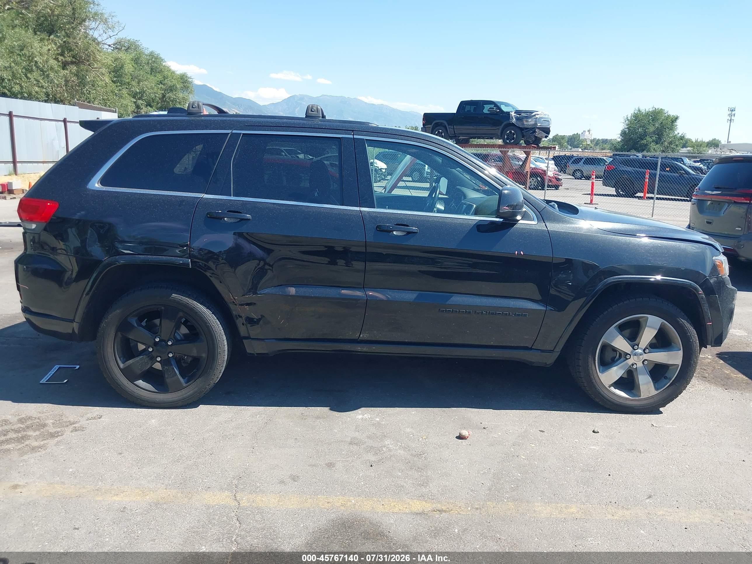 2015 Jeep Grand Cherokee Altitude Black vin: 1C4RJFAG7FC660806
