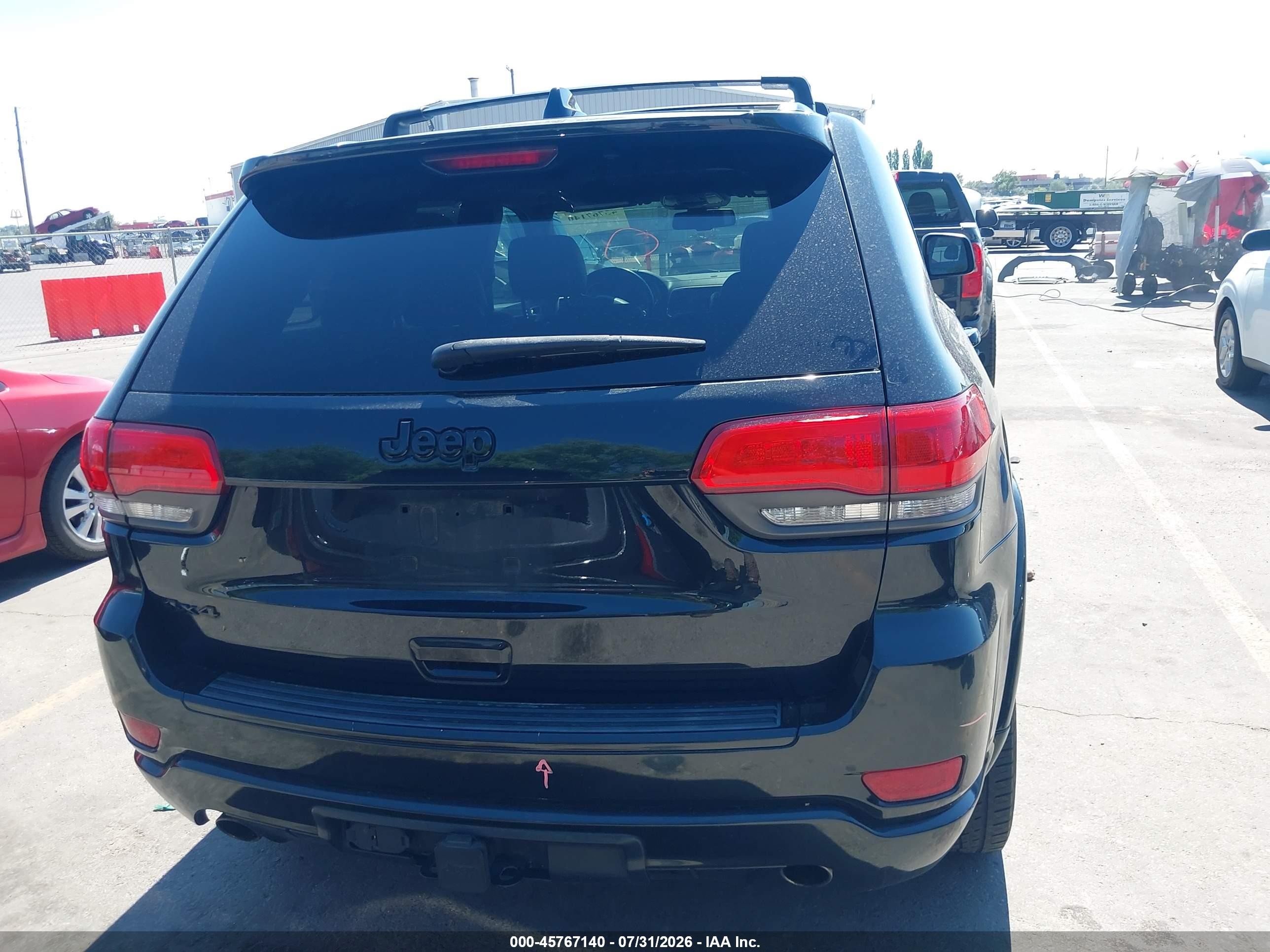 2015 Jeep Grand Cherokee Altitude Black vin: 1C4RJFAG7FC660806