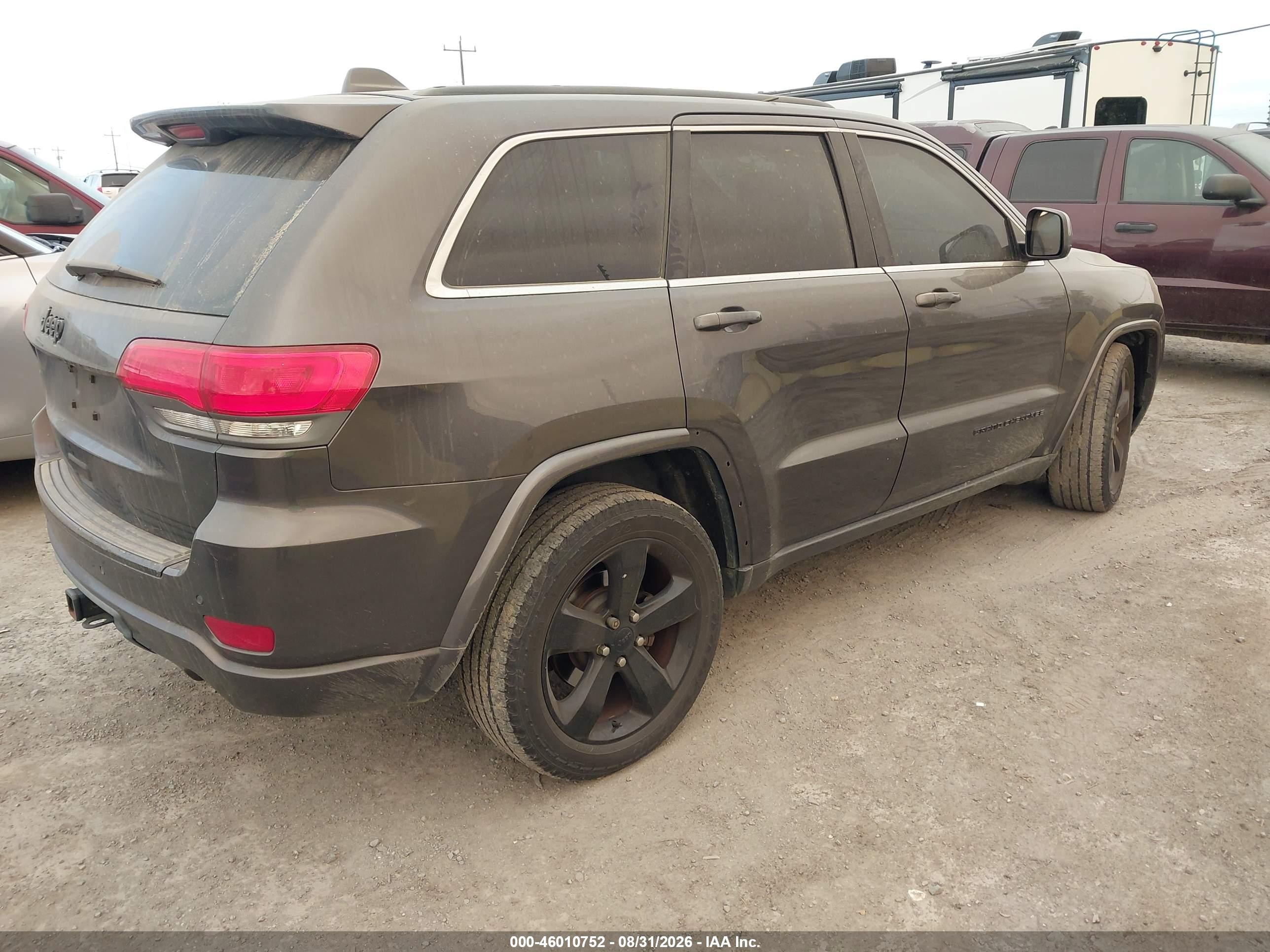 2015 Jeep Grand Cherokee Altitude Серый vin: 1C4RJFAG7FC684006