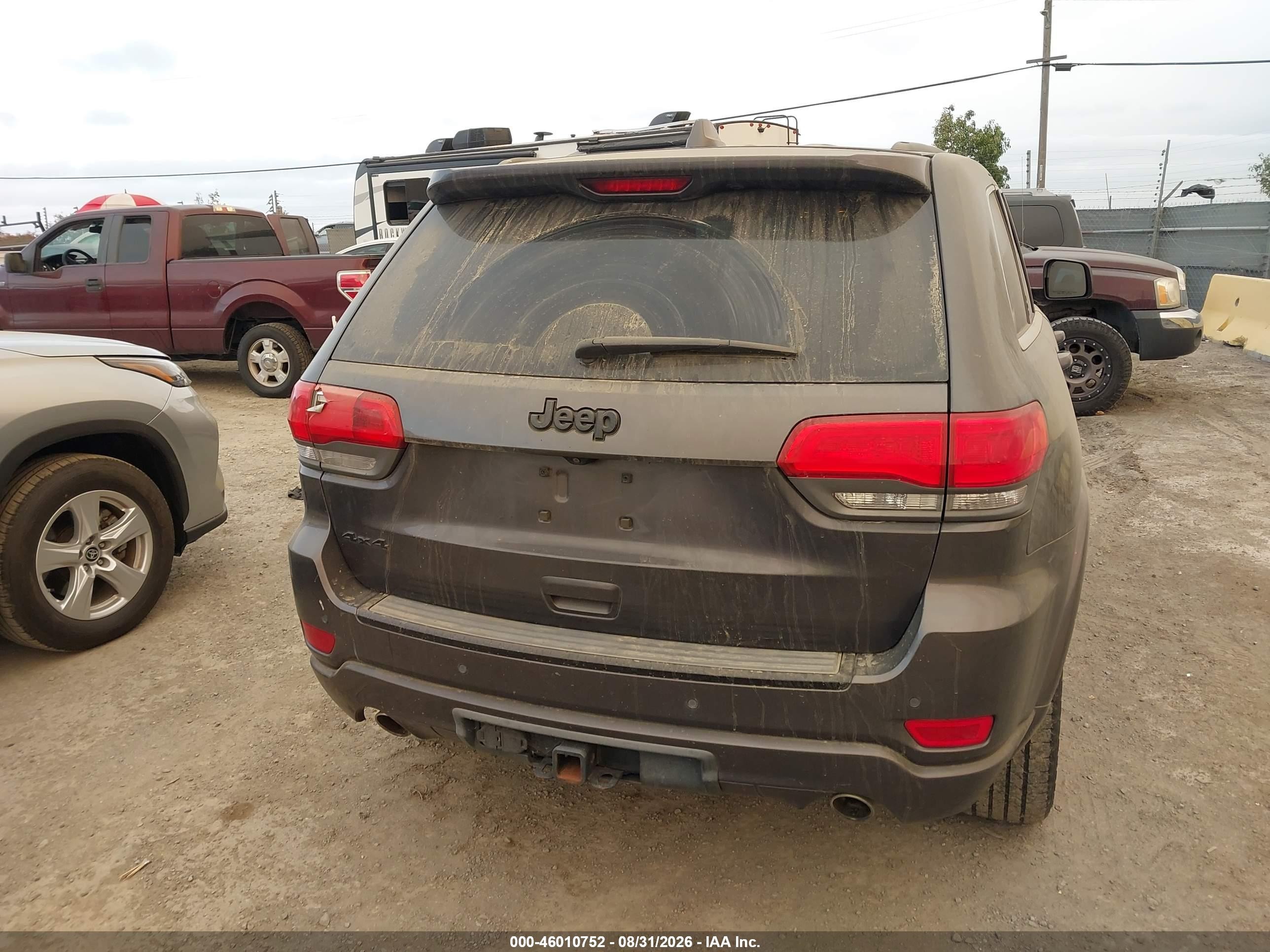 2015 Jeep Grand Cherokee Altitude Серый vin: 1C4RJFAG7FC684006