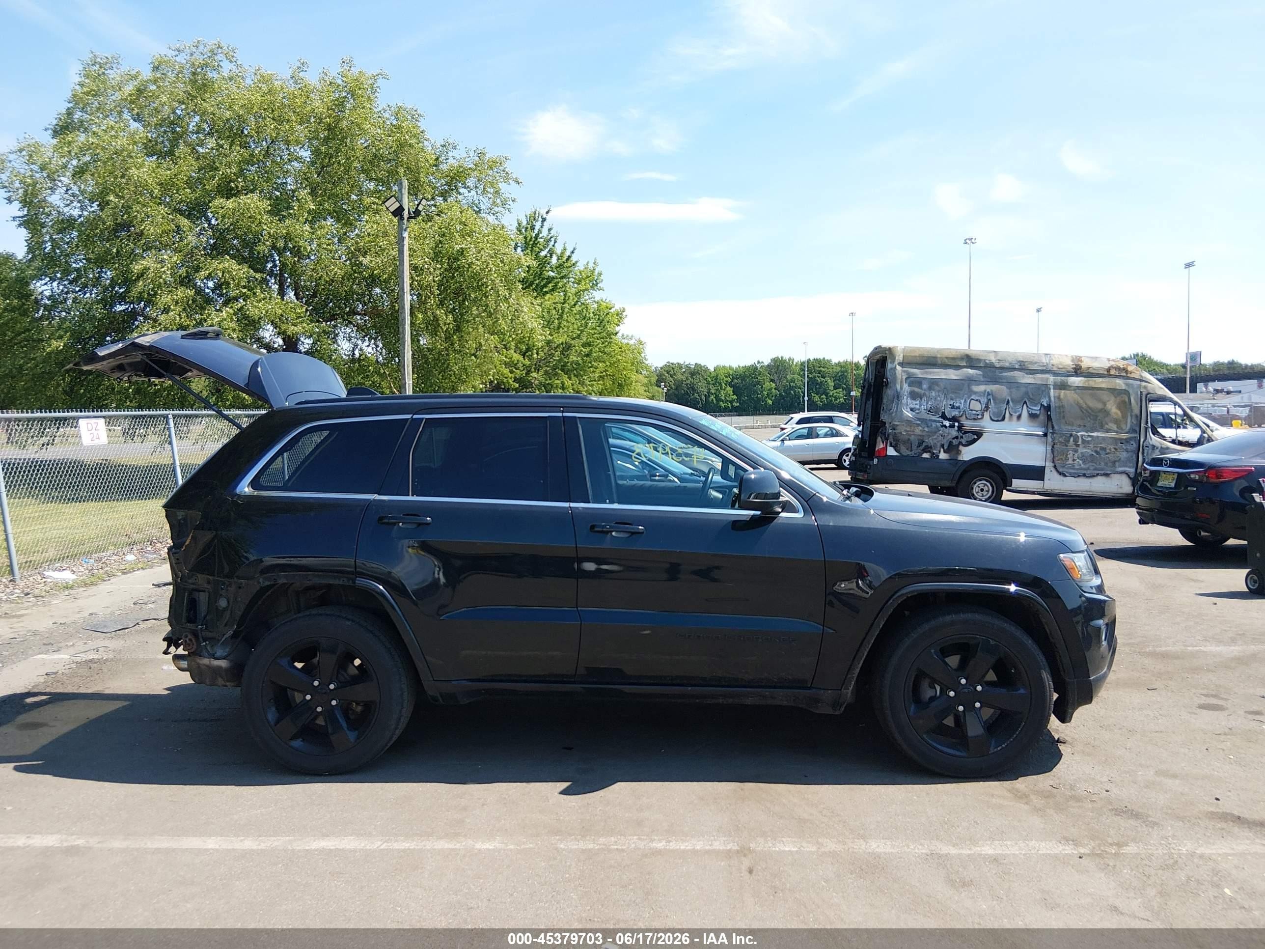 2015 Jeep Grand Cherokee Altitude Black vin: 1C4RJFAG7FC758587