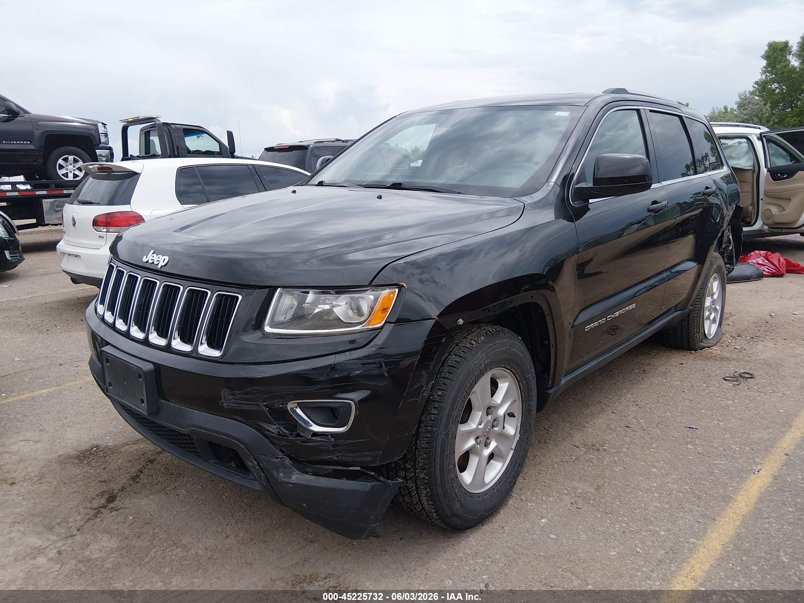 2015 Jeep Grand Cherokee Laredo Black vin: 1C4RJFAG7FC838097